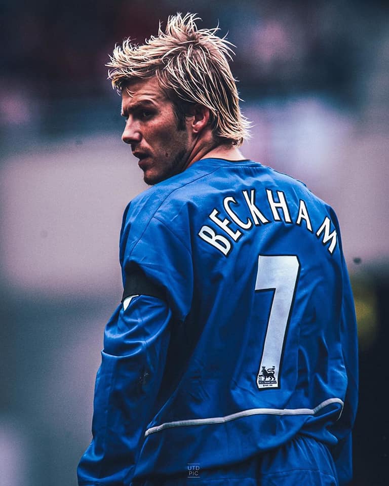 MANCHESTER UNITED 2002/2003 THIRD SHIRT #7 BECKHAM