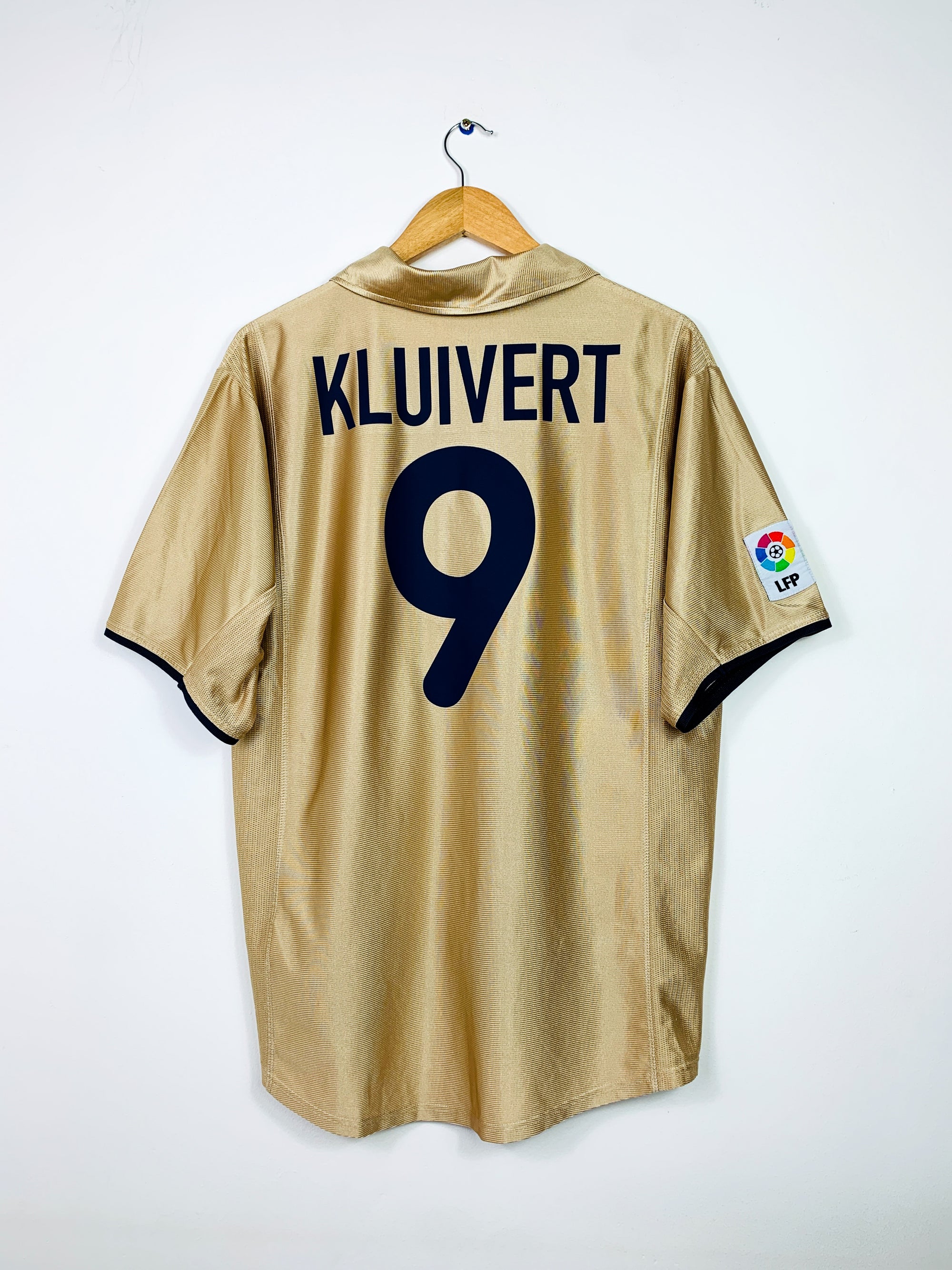 BARCELONA 2001/2003 AWAY SHIRT #9 KLUIVERT