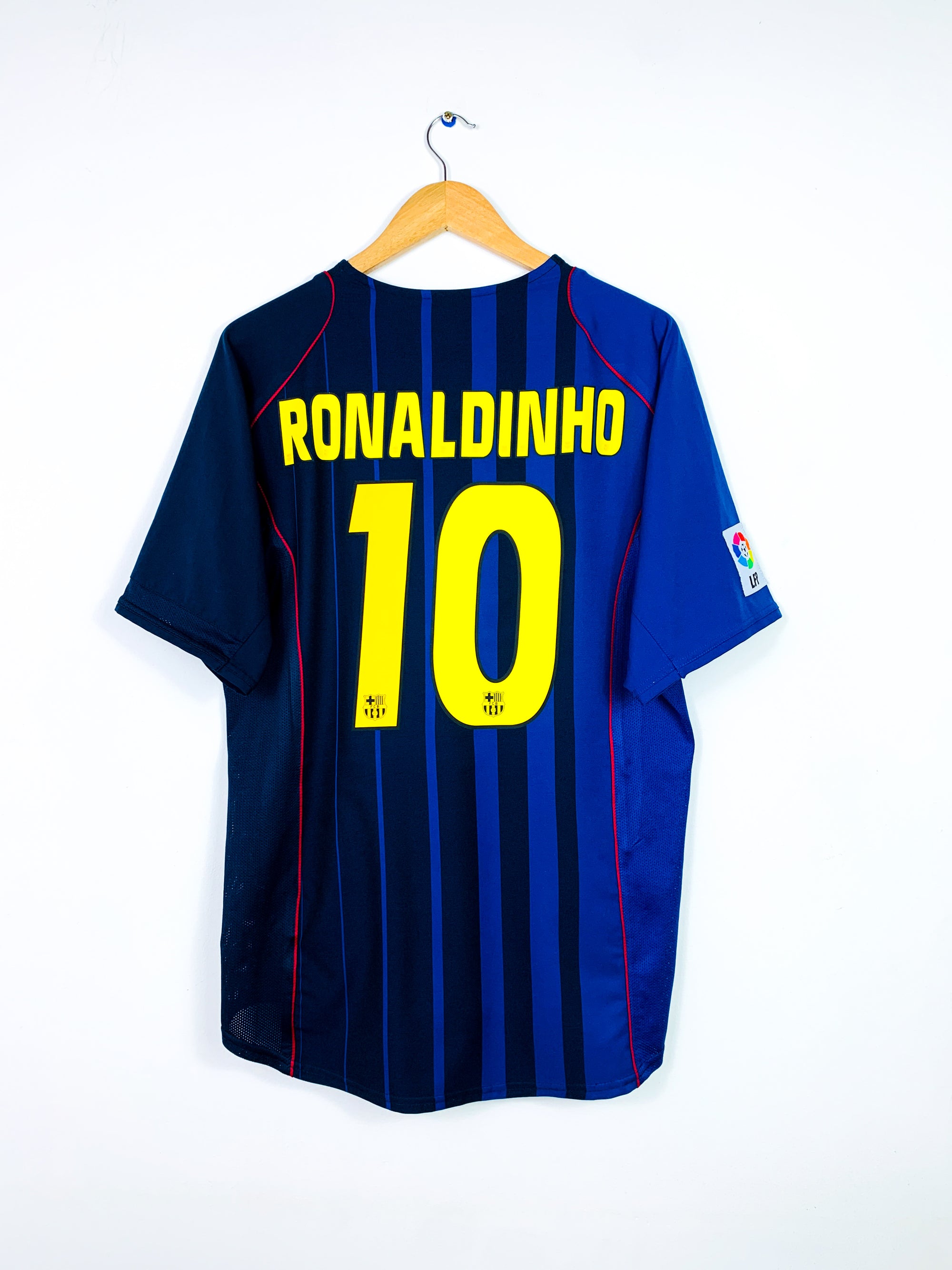 BARCELONA 2004/2005 AWAY SHIRT #10 RONALDINHO