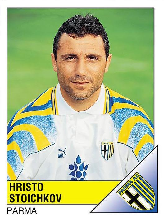 PARMA 1995/1997 AWAY SHIRT #8 STOICHKOV