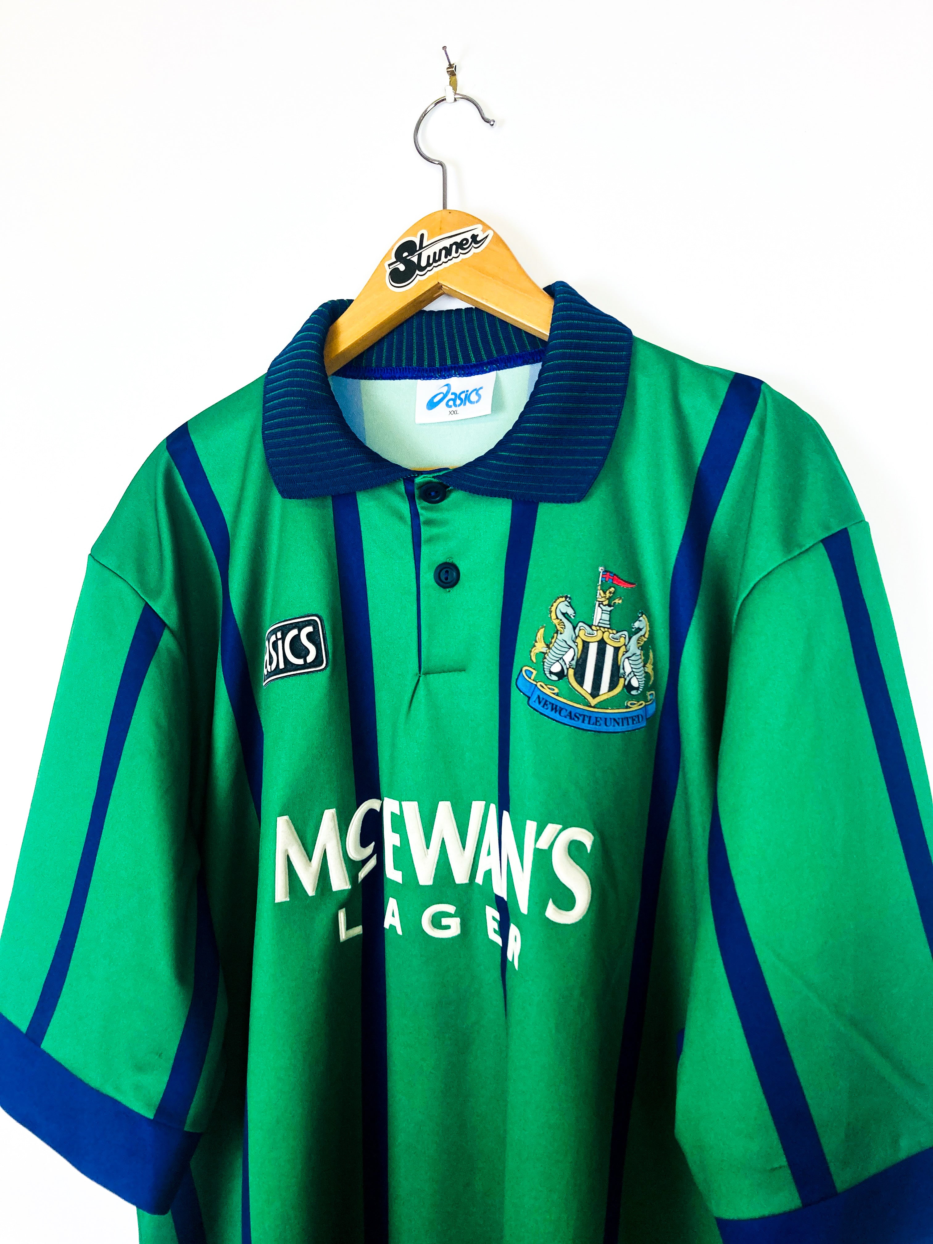 NEWCASTLE UNITED 1994/1995 THIRD SHIRT #9 COLE