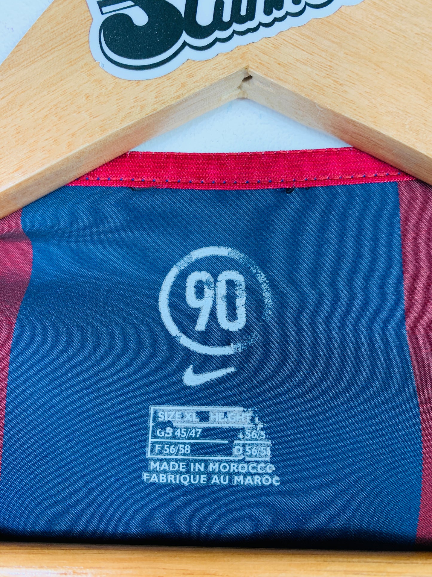 BARCELONA 2004/2005 HOME SHIRT #24 INIESTA