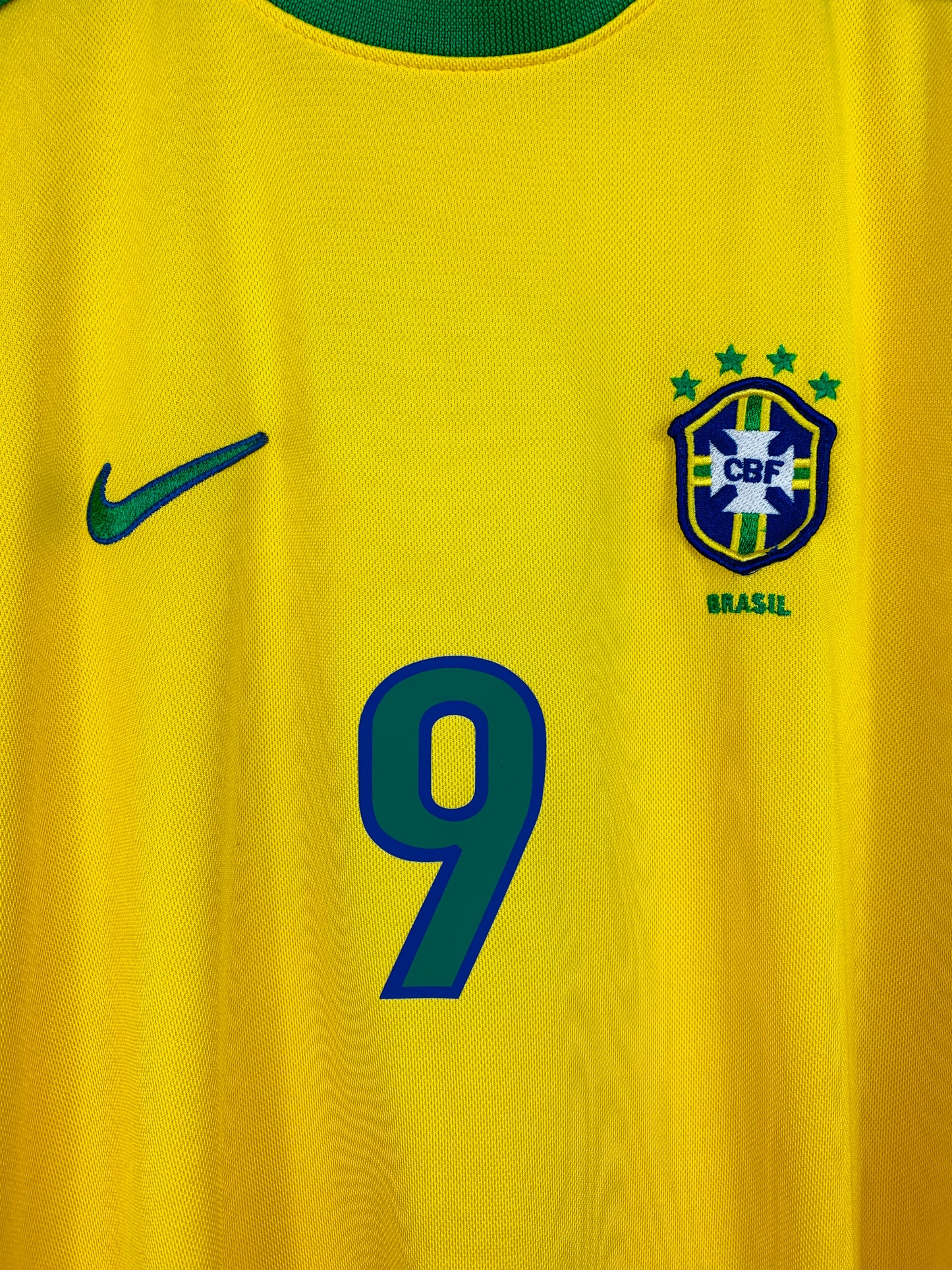 BRAZIL 1998/2000 HOME SHIRT #9 RONALDO