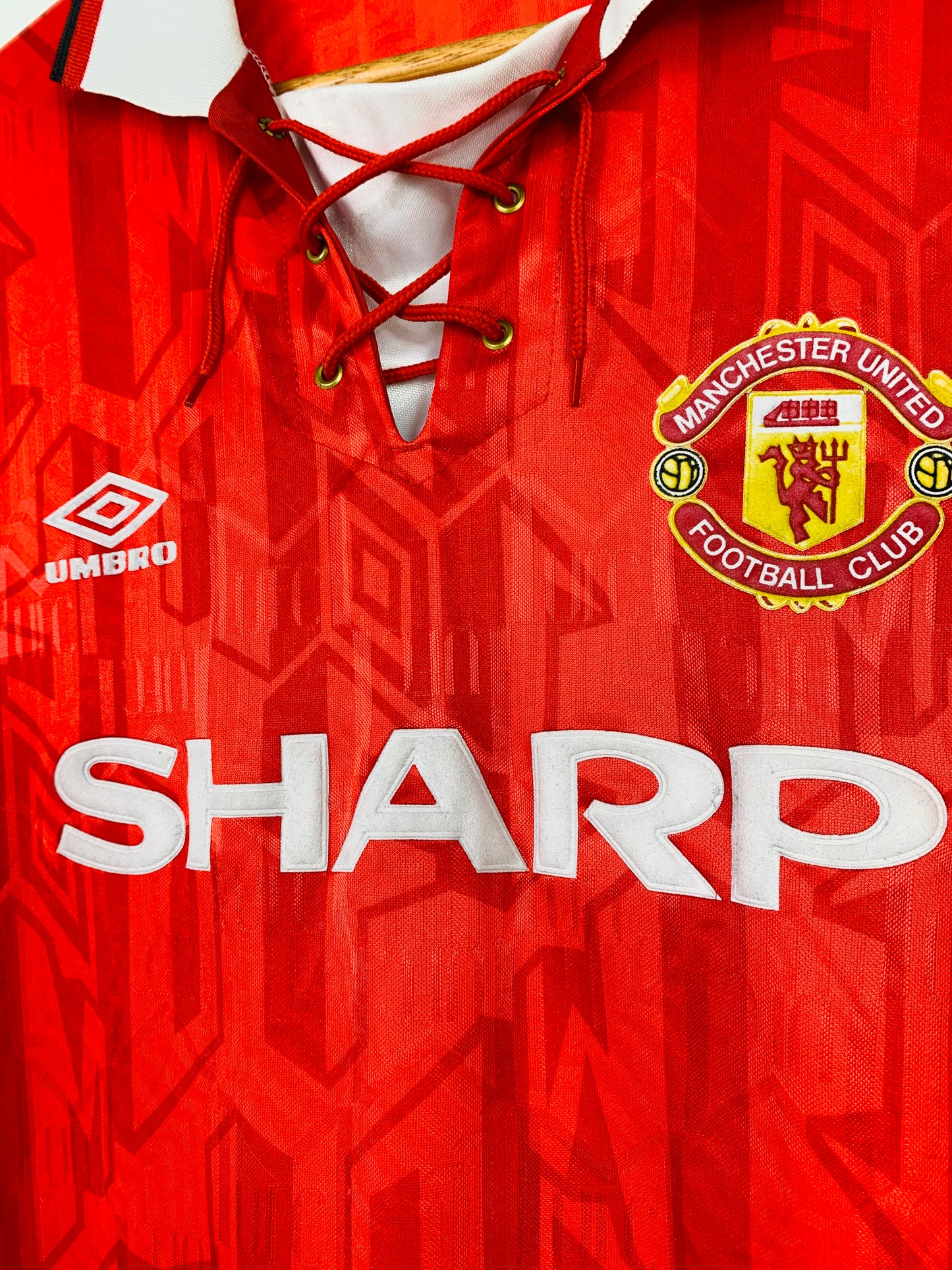 MANCHESTER UNITED 1992/1994 HOME SHIRT #7 CANTONA