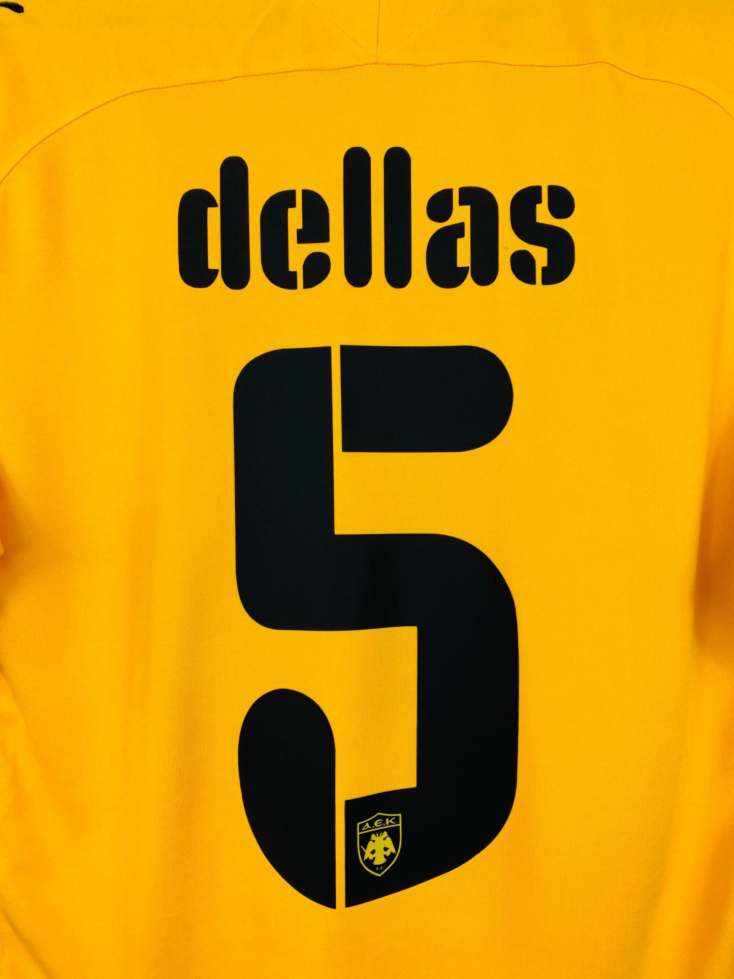 AEK 2009/2010 HOME SHIRT #5 DELLAS