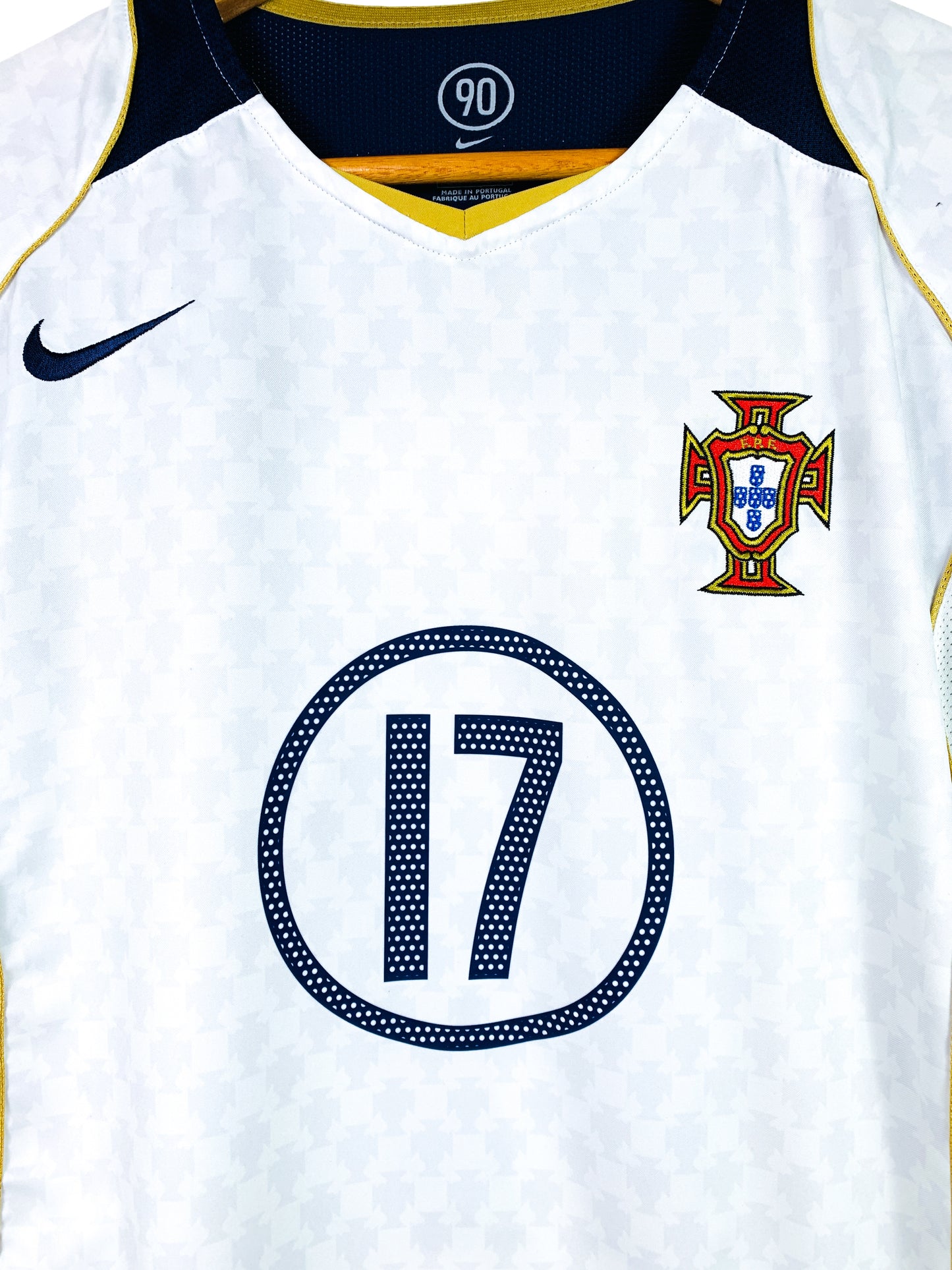 PORTUGAL 2004/2006 AWAY SHIRT #17 C.RONALDO