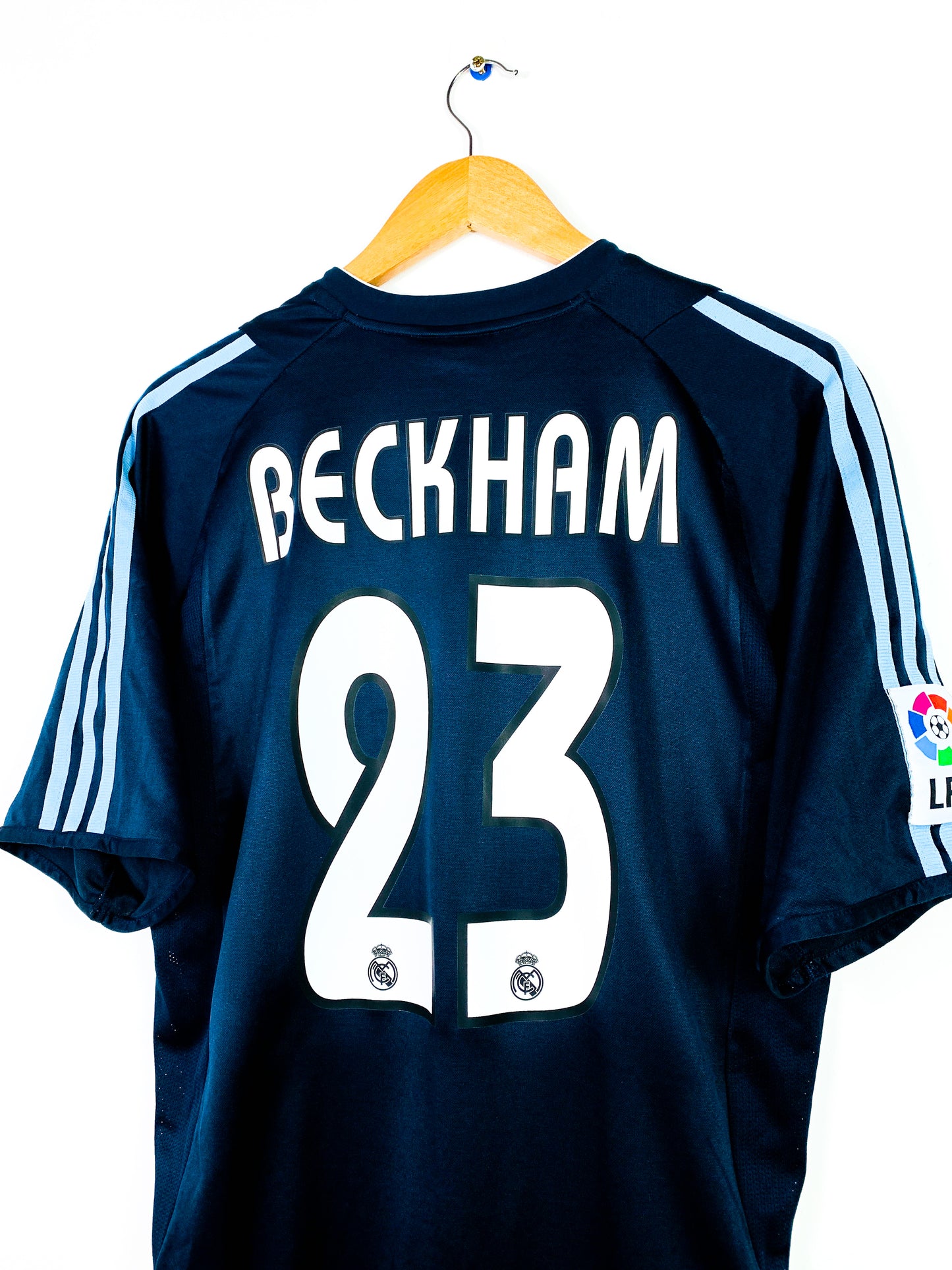 REAL MADRID 2003/2004 AWAY SHIRT #23 BECKHAM