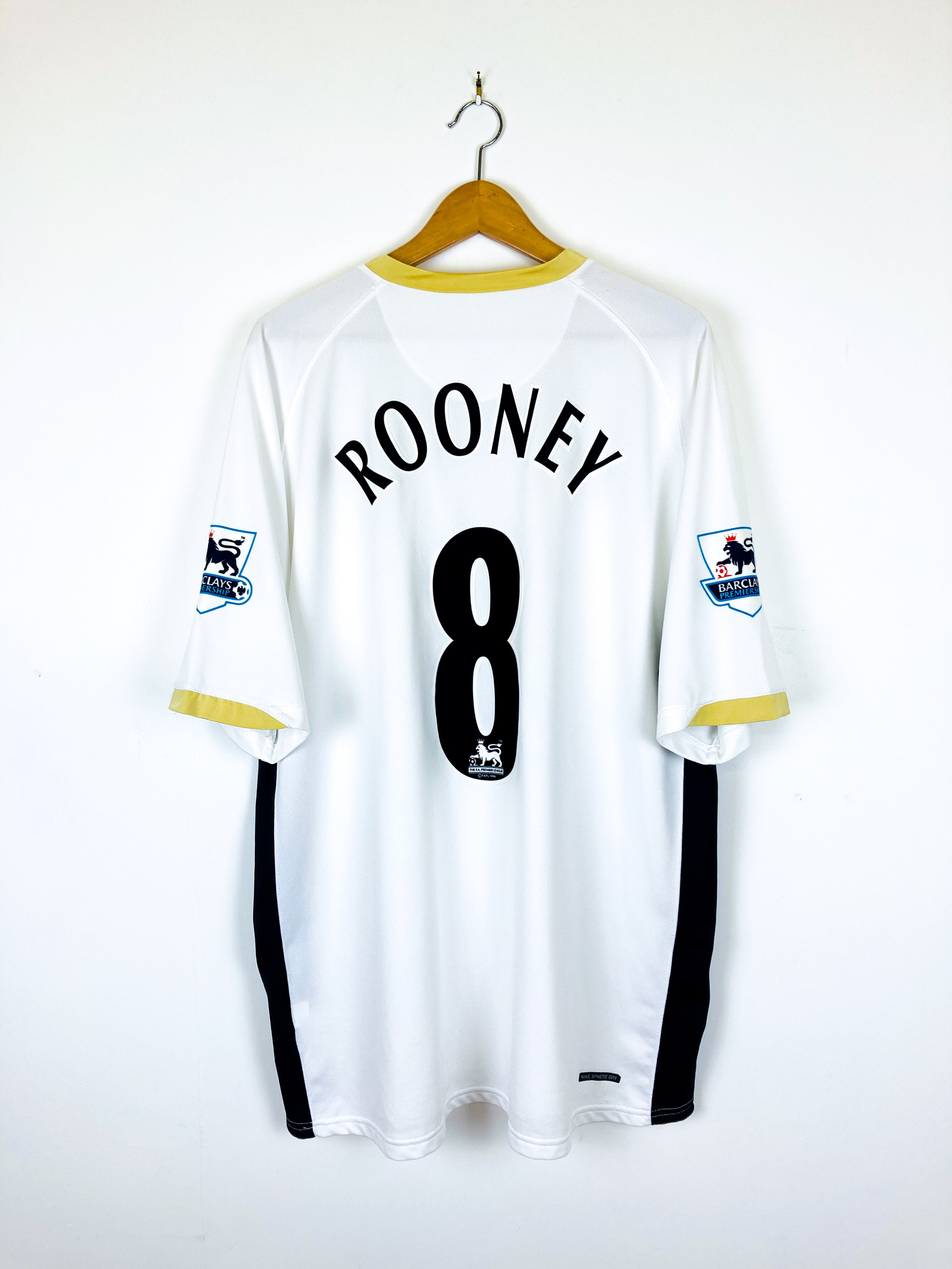MANCHESTER UNITED 2006/2008 AWAY SHIRT #10 ROONEY