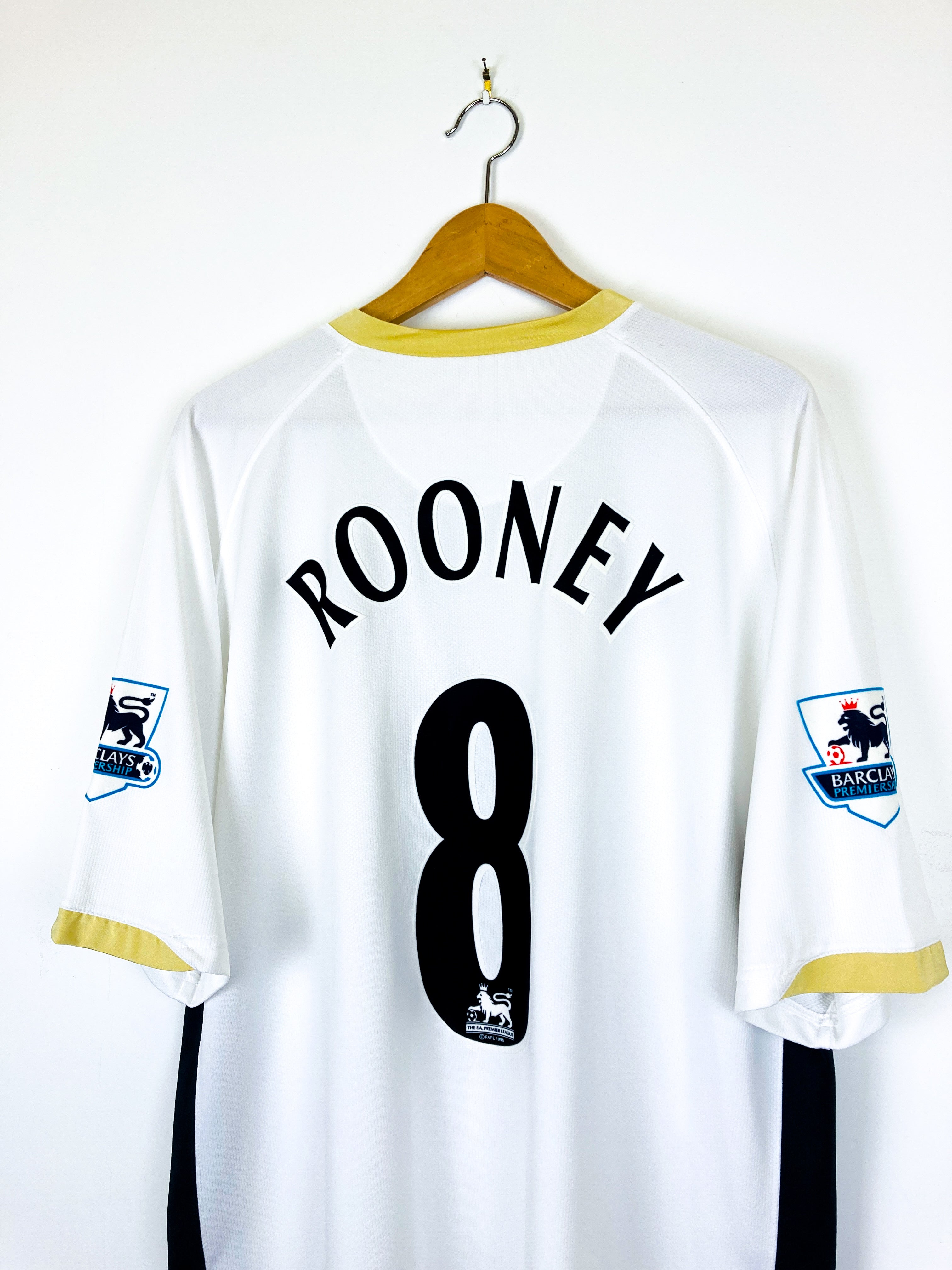 MANCHESTER UNITED 2006/2008 AWAY SHIRT #10 ROONEY
