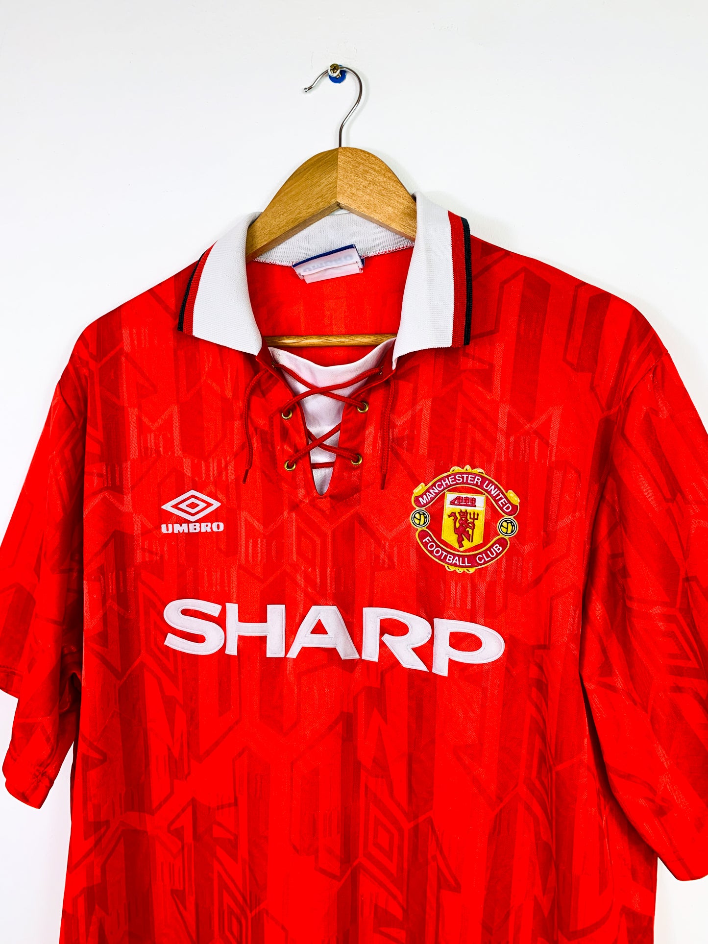 MANCHESTER UNITED 1992/1994 HOME SHIRT #7 CANTONA