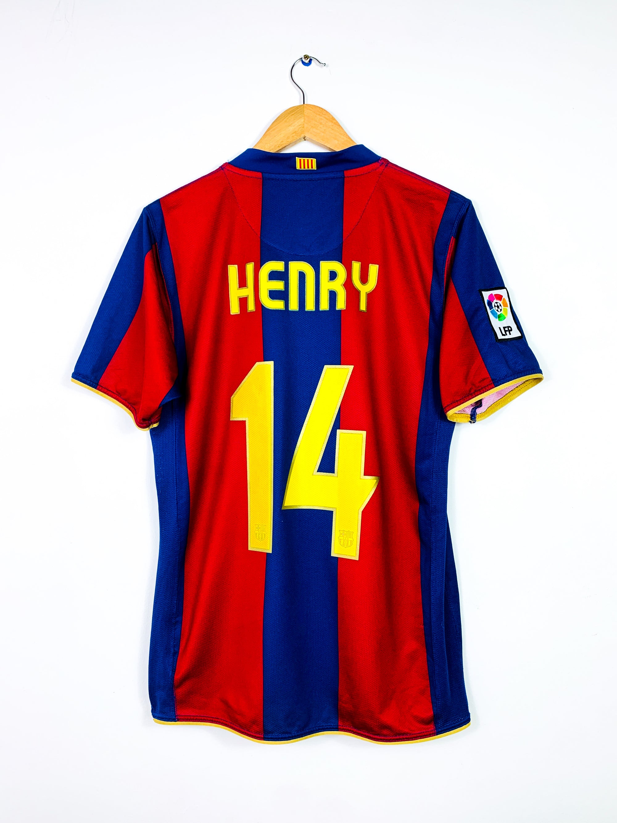 BARCELONA 2007/2008 HOME SHIRT #14 HENRY