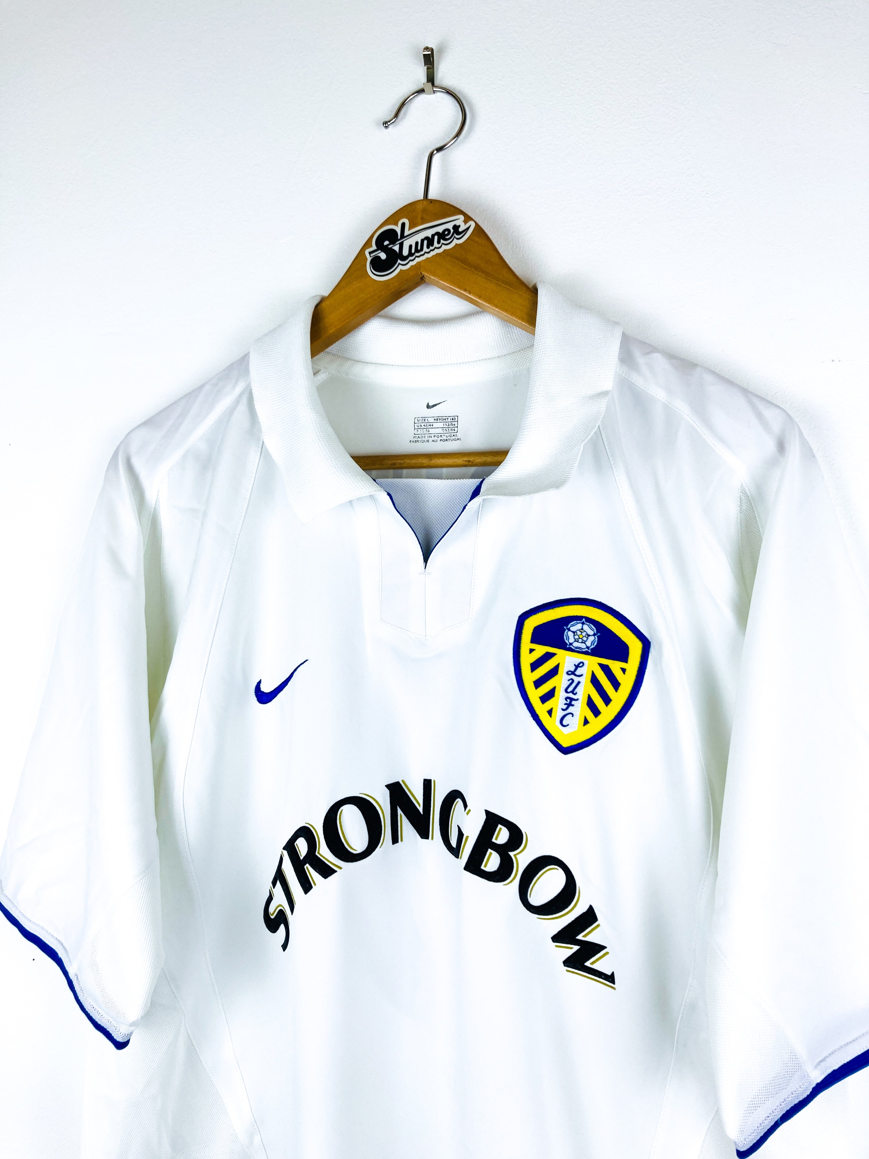 LEEDS UNITED 2002/2003 HOME SHIRT #9 VIDUKA
