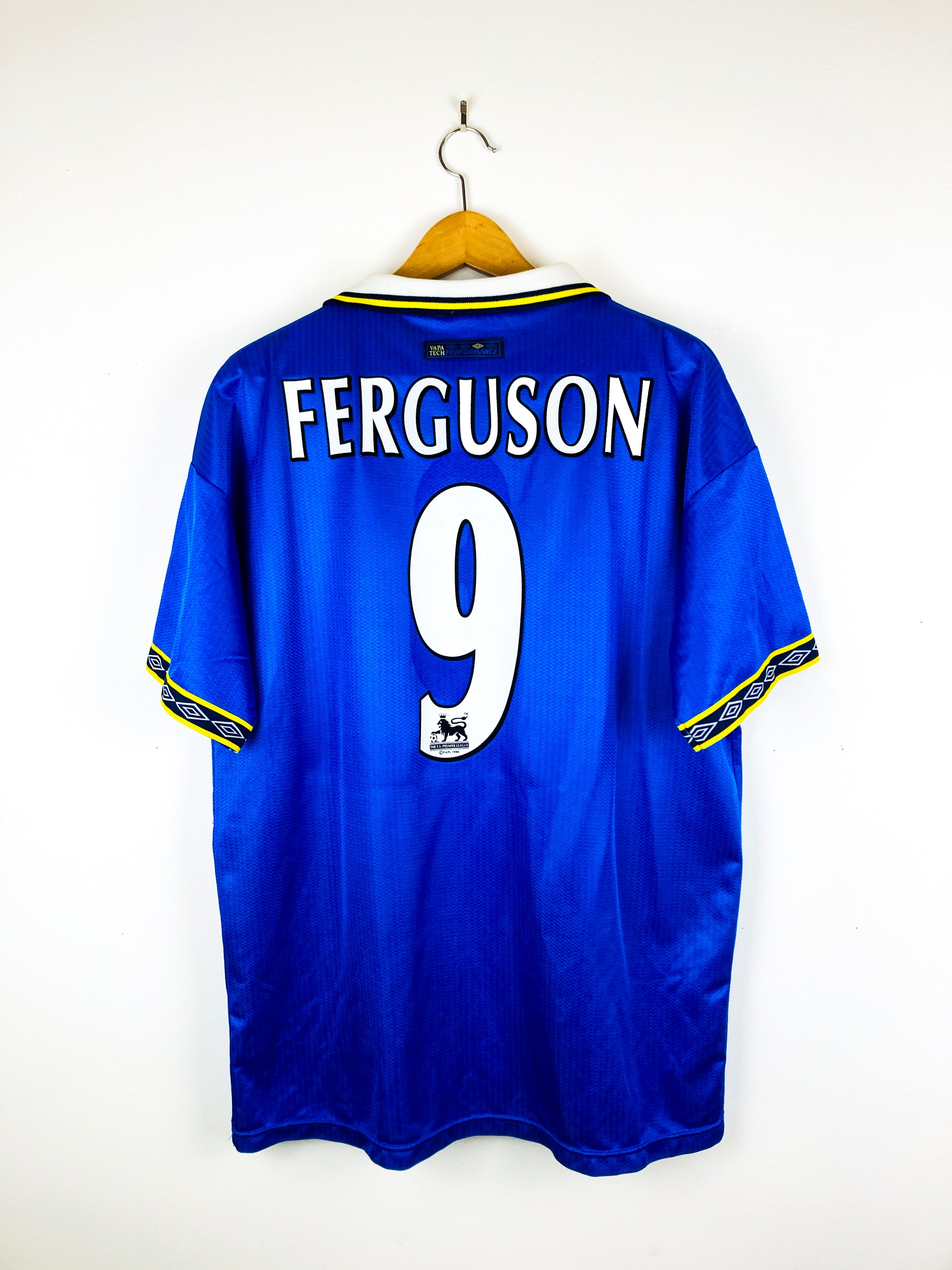 EVERTON 1998/1999 HOME SHIRT #9 FERGUSON