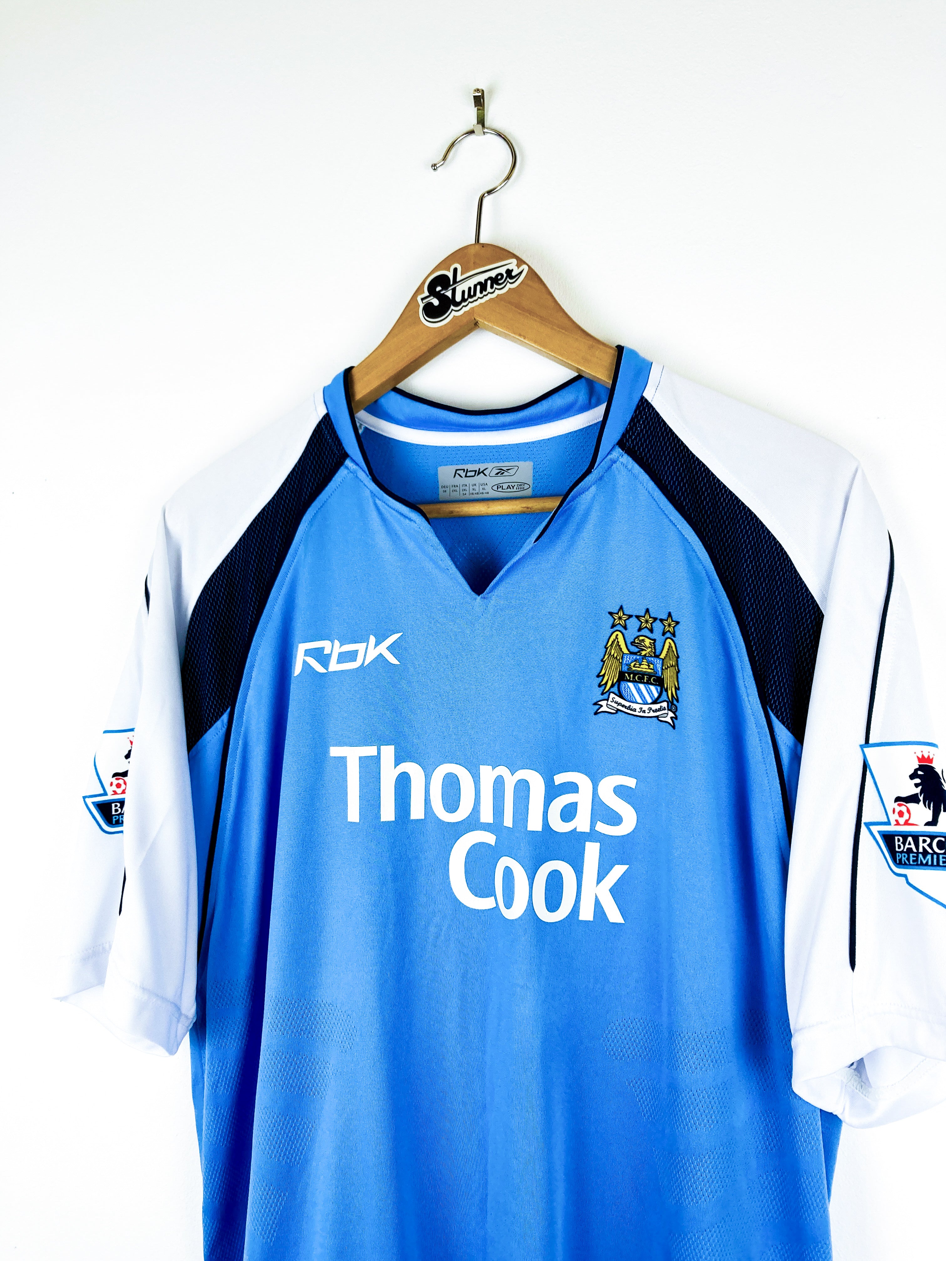 MANCHESTER CITY 2006/2007 HOME SHIRT #11 VASSELL