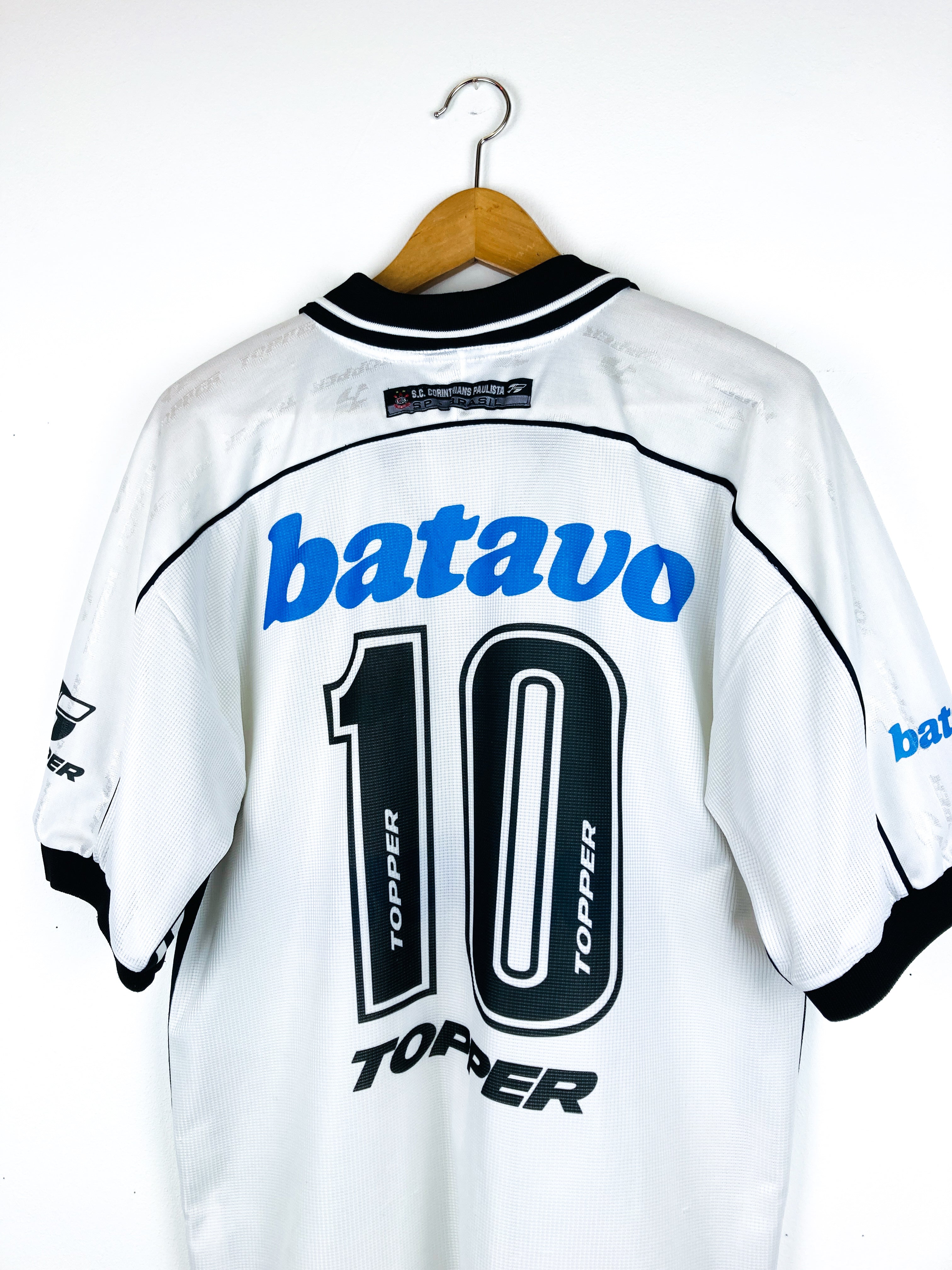 CORINTHIANS 1999/2000 HOME SHIRT #10 EDILSON