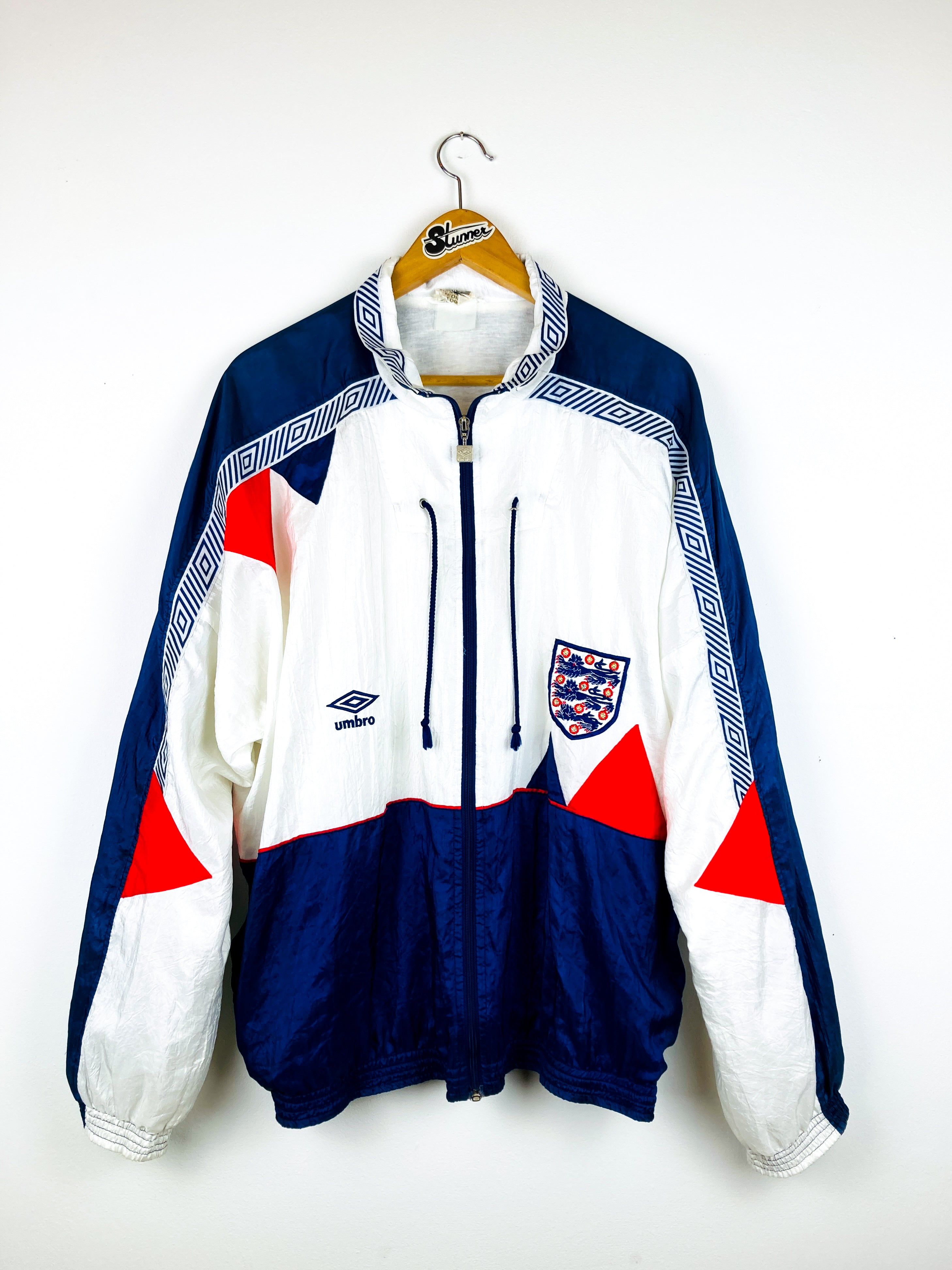 ENGLAND 1990/1992 UMBRO TRAINING JACKET