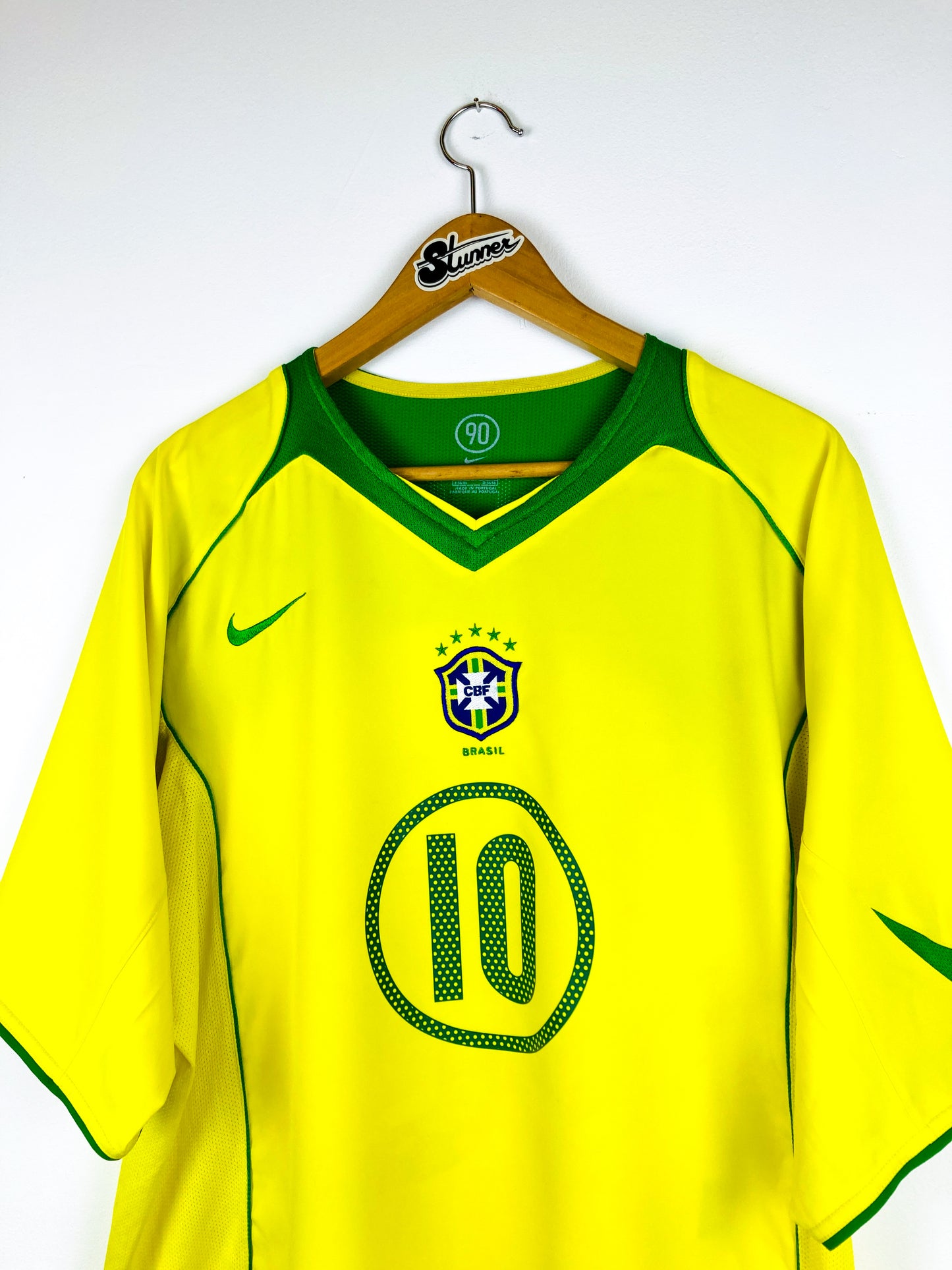 BRAZIL 2004/2006 HOME SHIRT #10 RONALDINHO