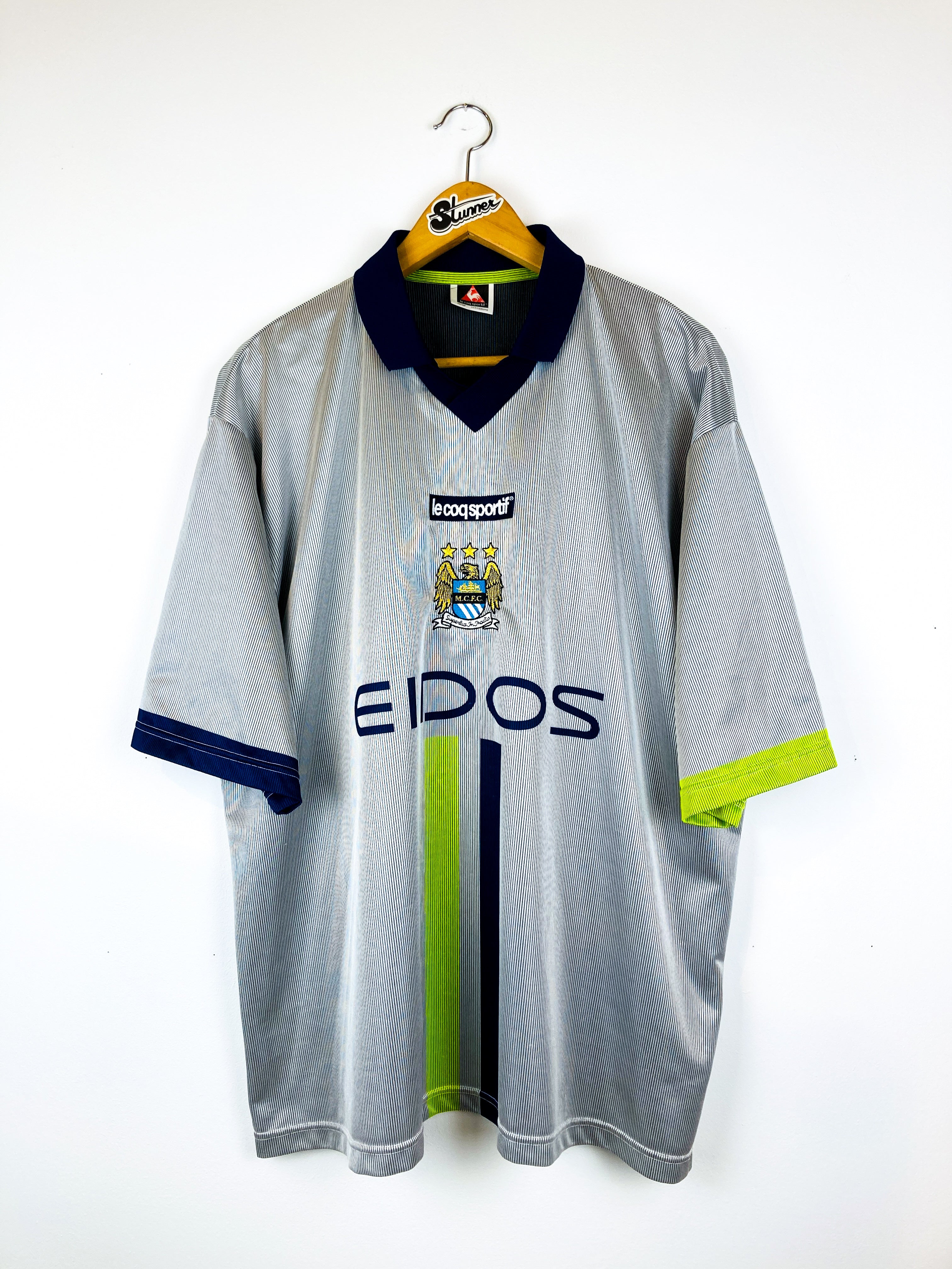 MANCHESTER CITY 2000/2002 AWAY SHIRT #9 DICKOV