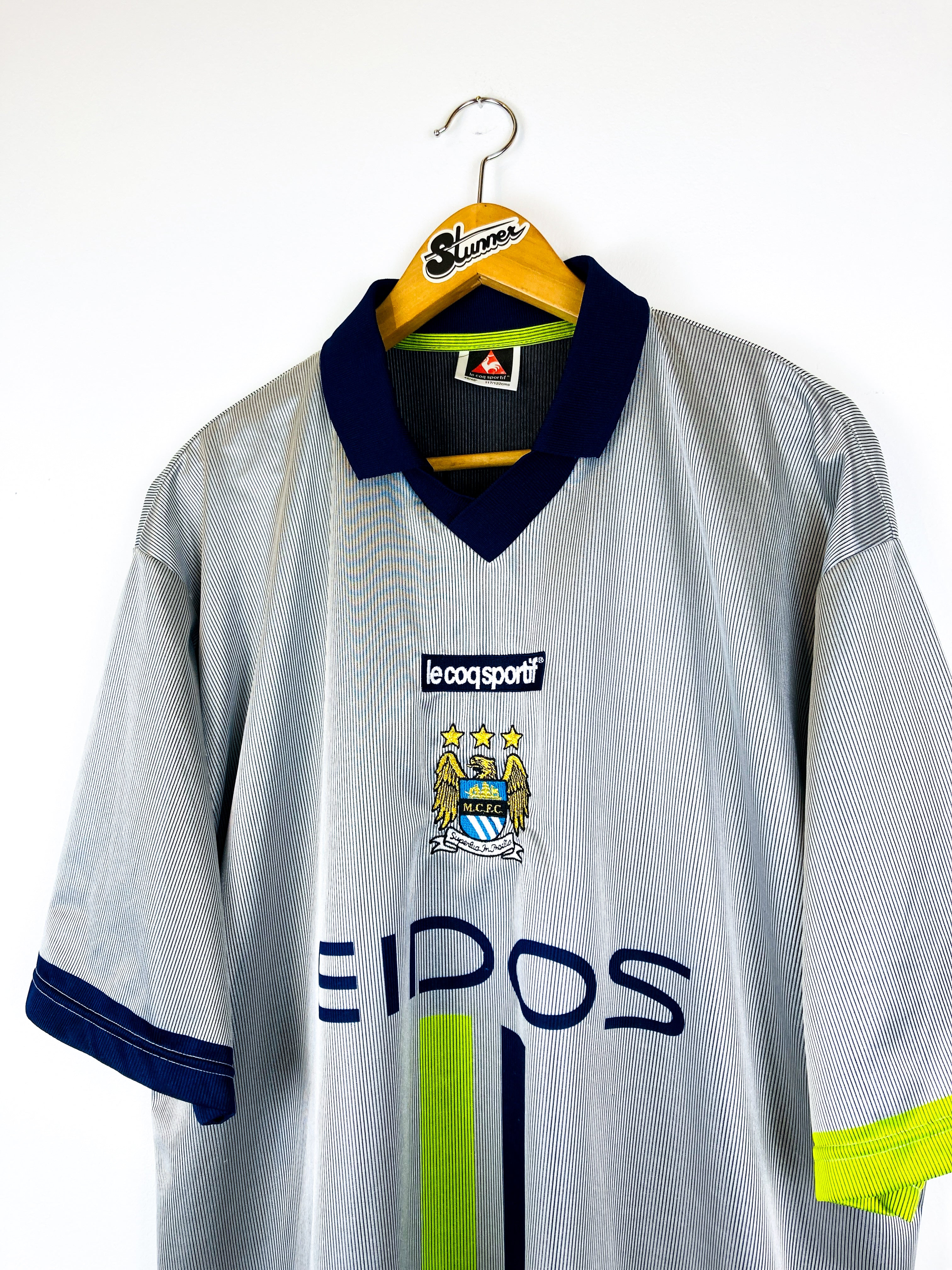 MANCHESTER CITY 2000/2002 AWAY SHIRT #9 DICKOV