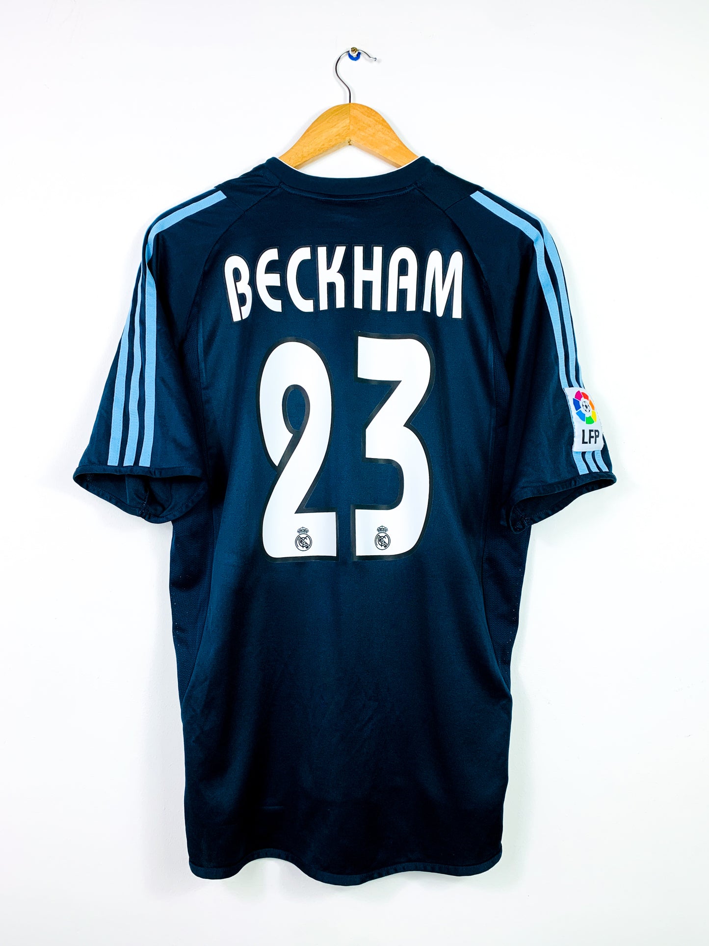 REAL MADRID 2003/2004 AWAY SHIRT #23 BECKHAM