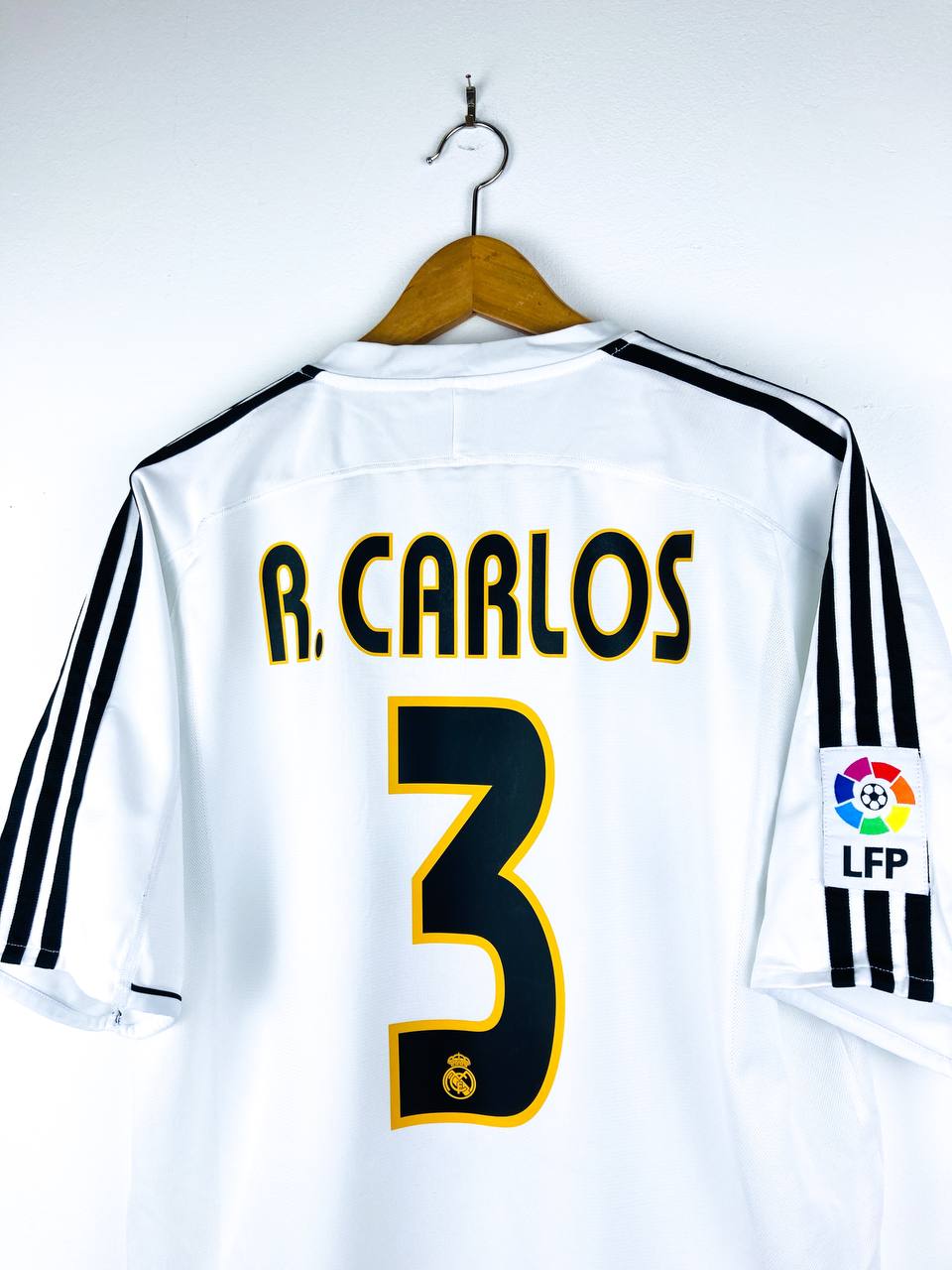 REAL MADRID 2003/2004 HOME SHIRT #3 R.CARLOS