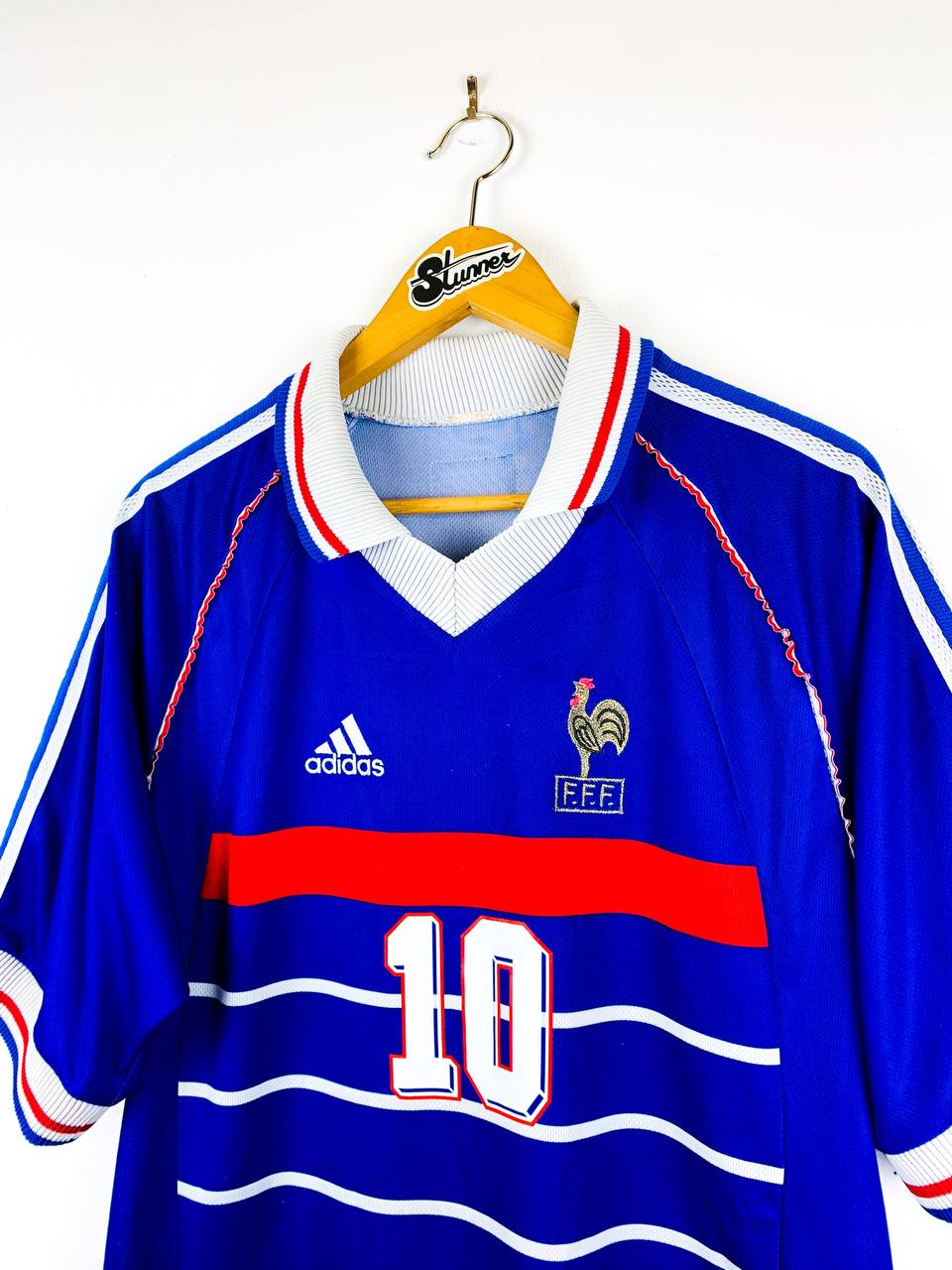 FRANCE 1998/2000 HOME SHIRT #10 ZIDANE