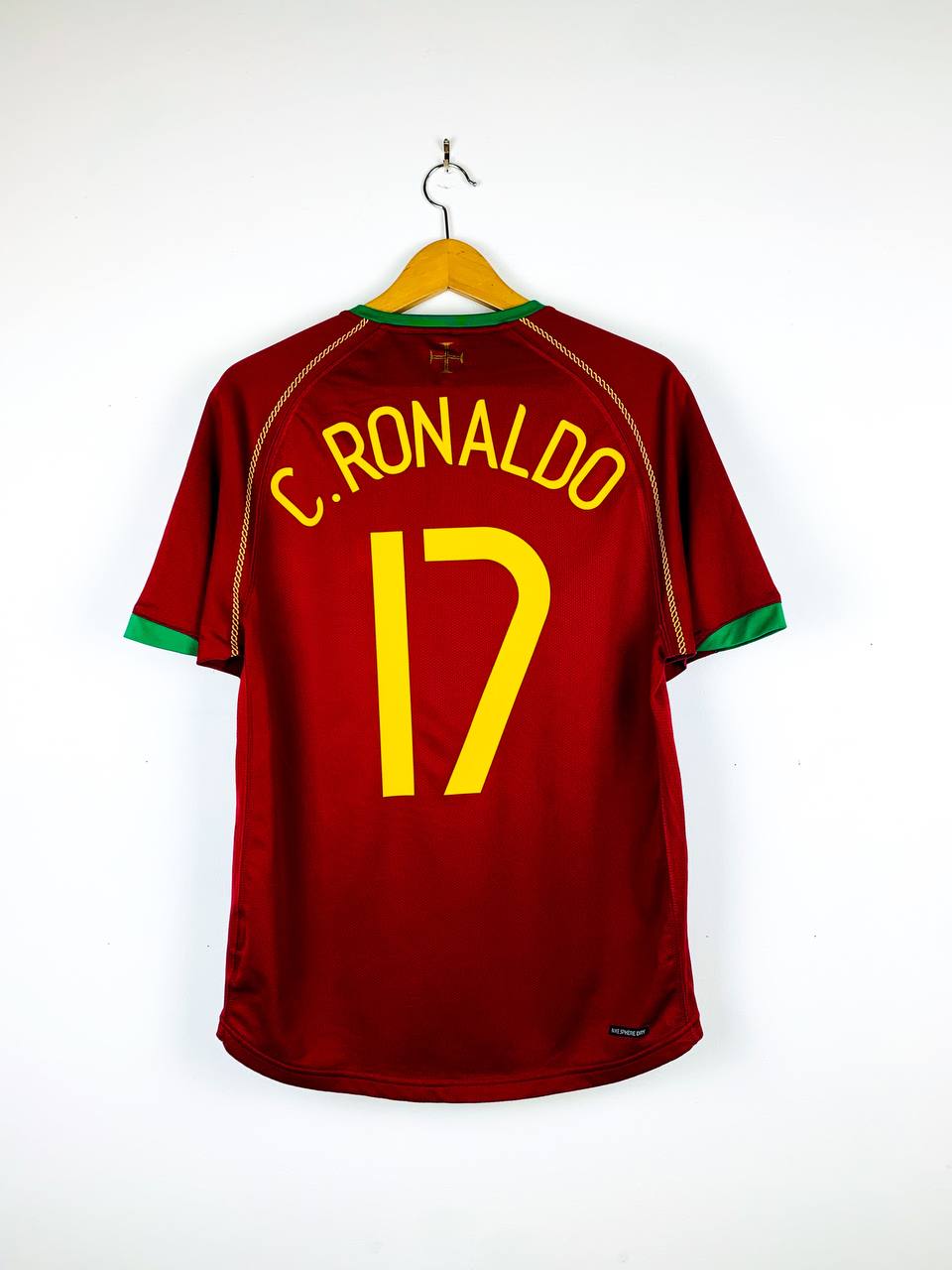 PORTUGAL 2006/2008 HOME SHIRT #17 C.RONALDO