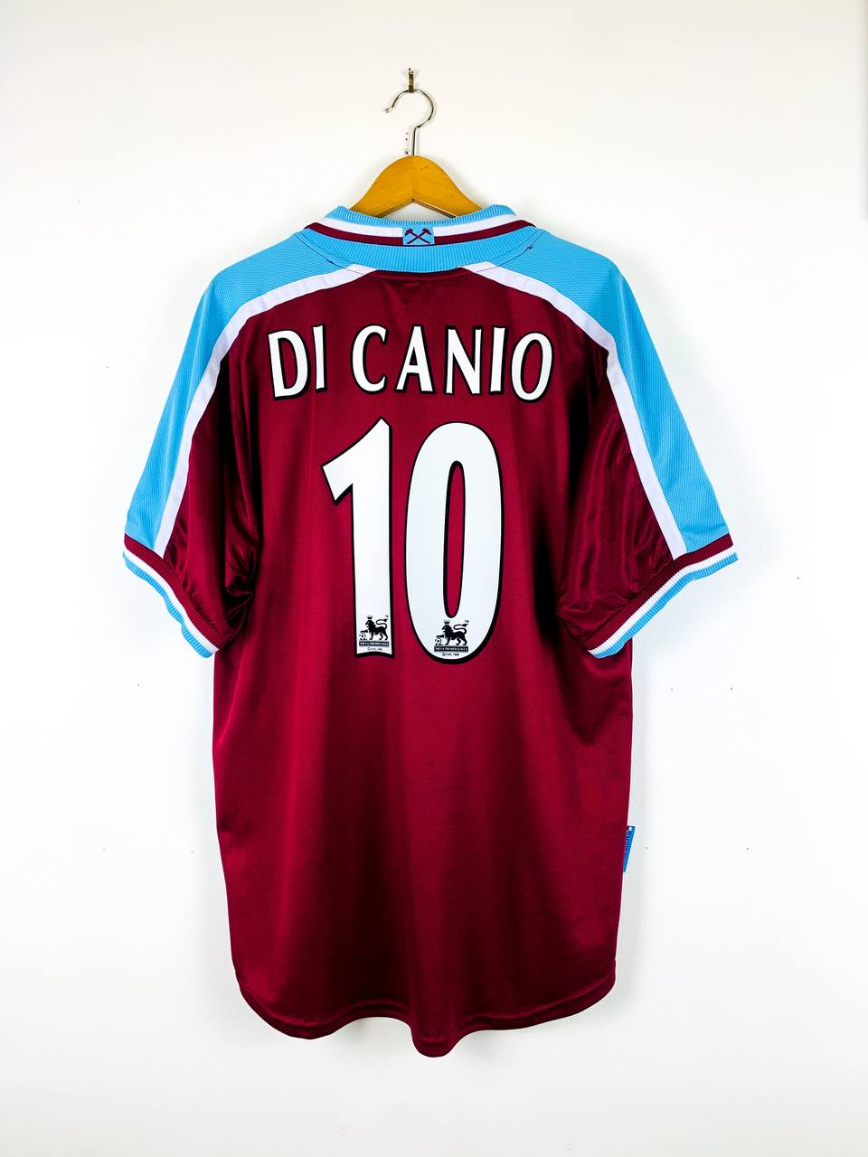 WEST HAM 1999/2001 HOME SHIRT #10 DI CANIO