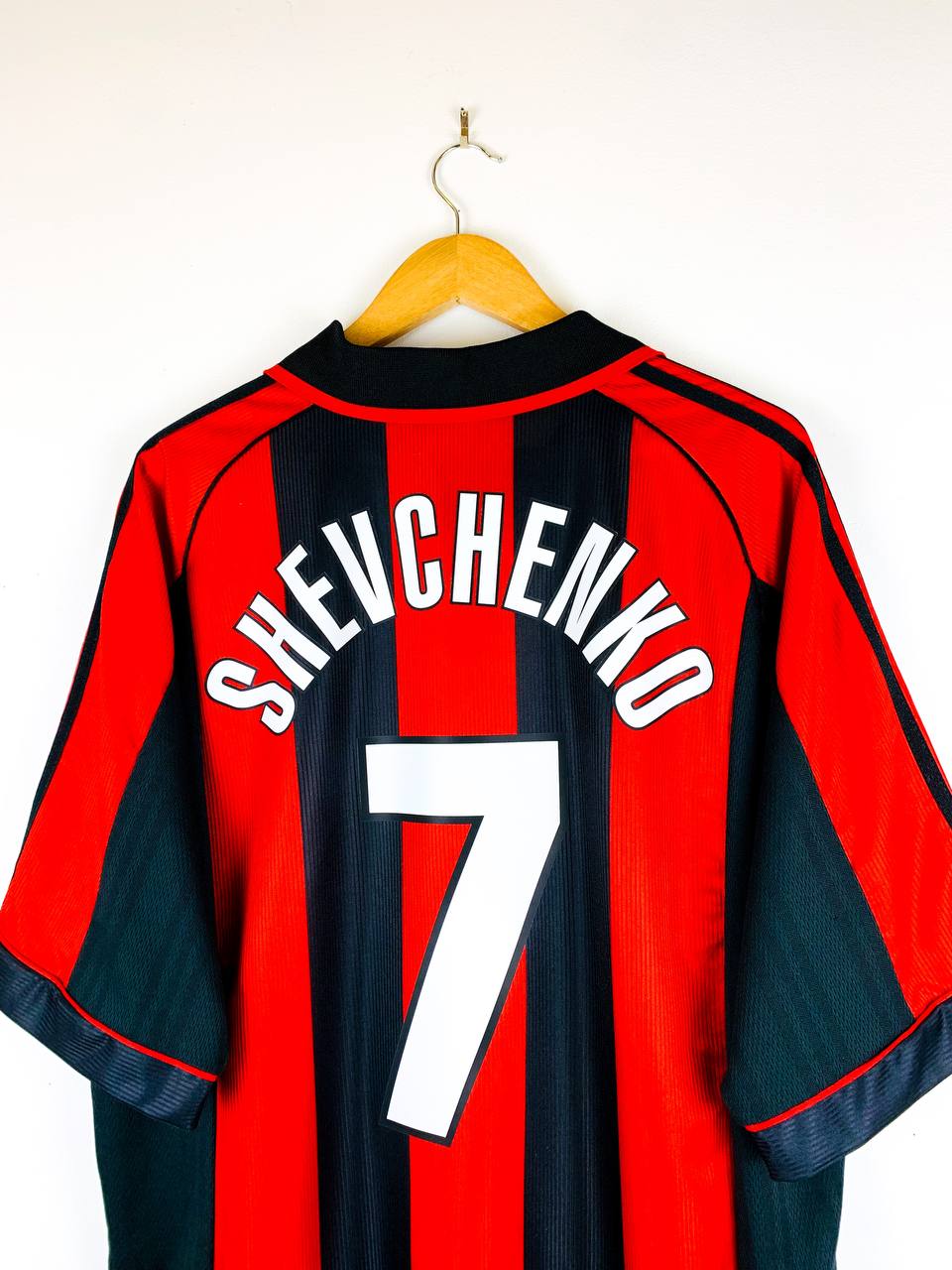 AC MILAN 1998/2000 HOME SHIRT #7 SHEVCHENKO