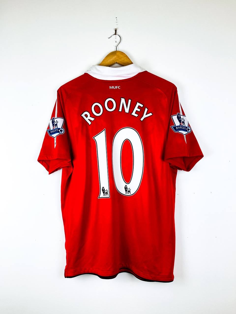 MANCHESTER UNITED 2010/2011 HOME SHIRT #10 ROONEY