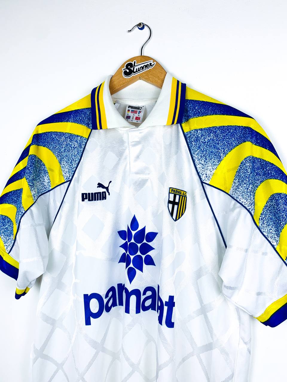 PARMA 1995/1997 AWAY SHIRT #8 STOICHKOV