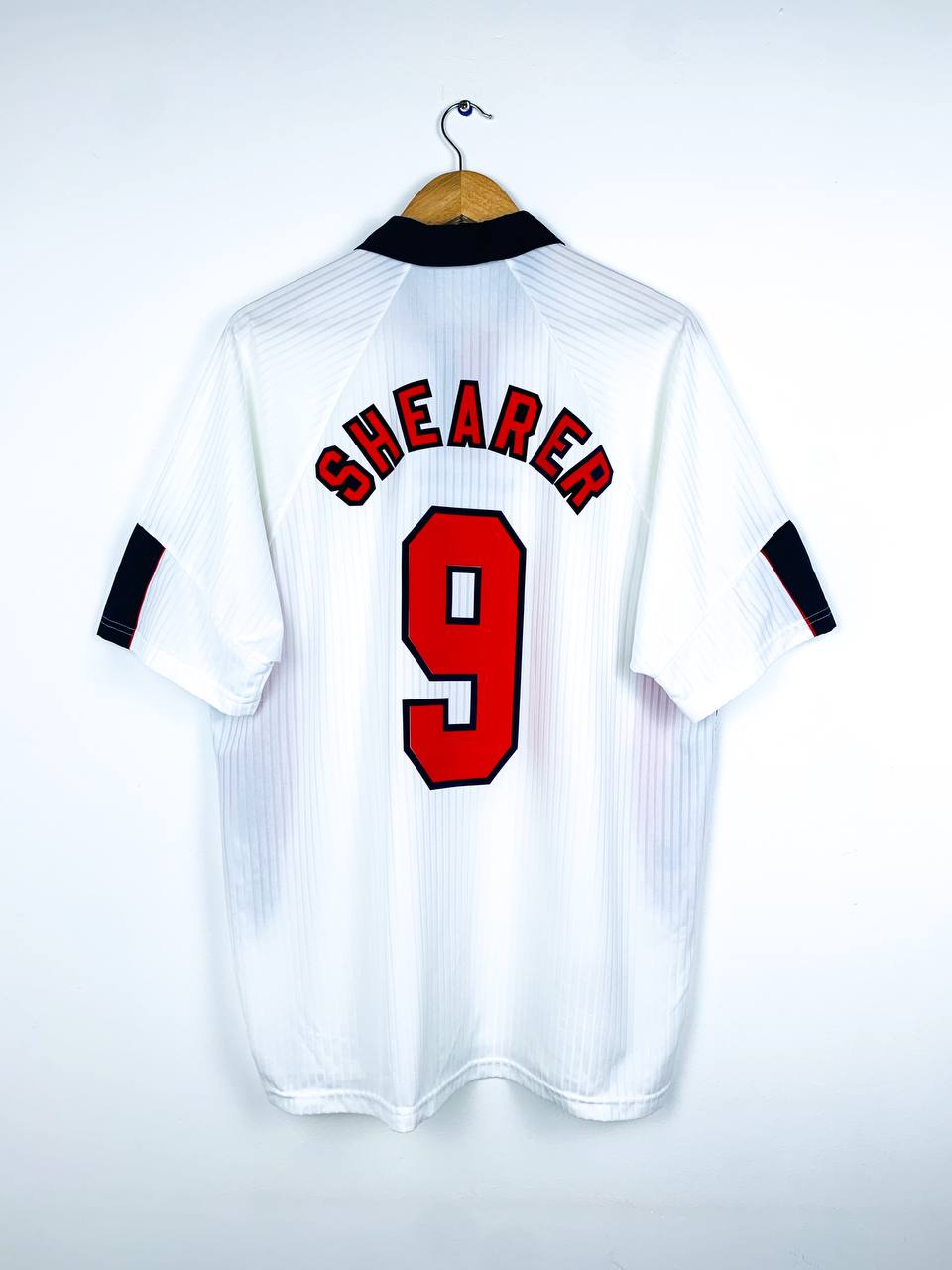 ENGLAND 1997/1999 HOME SHIRT #9 SHEARER