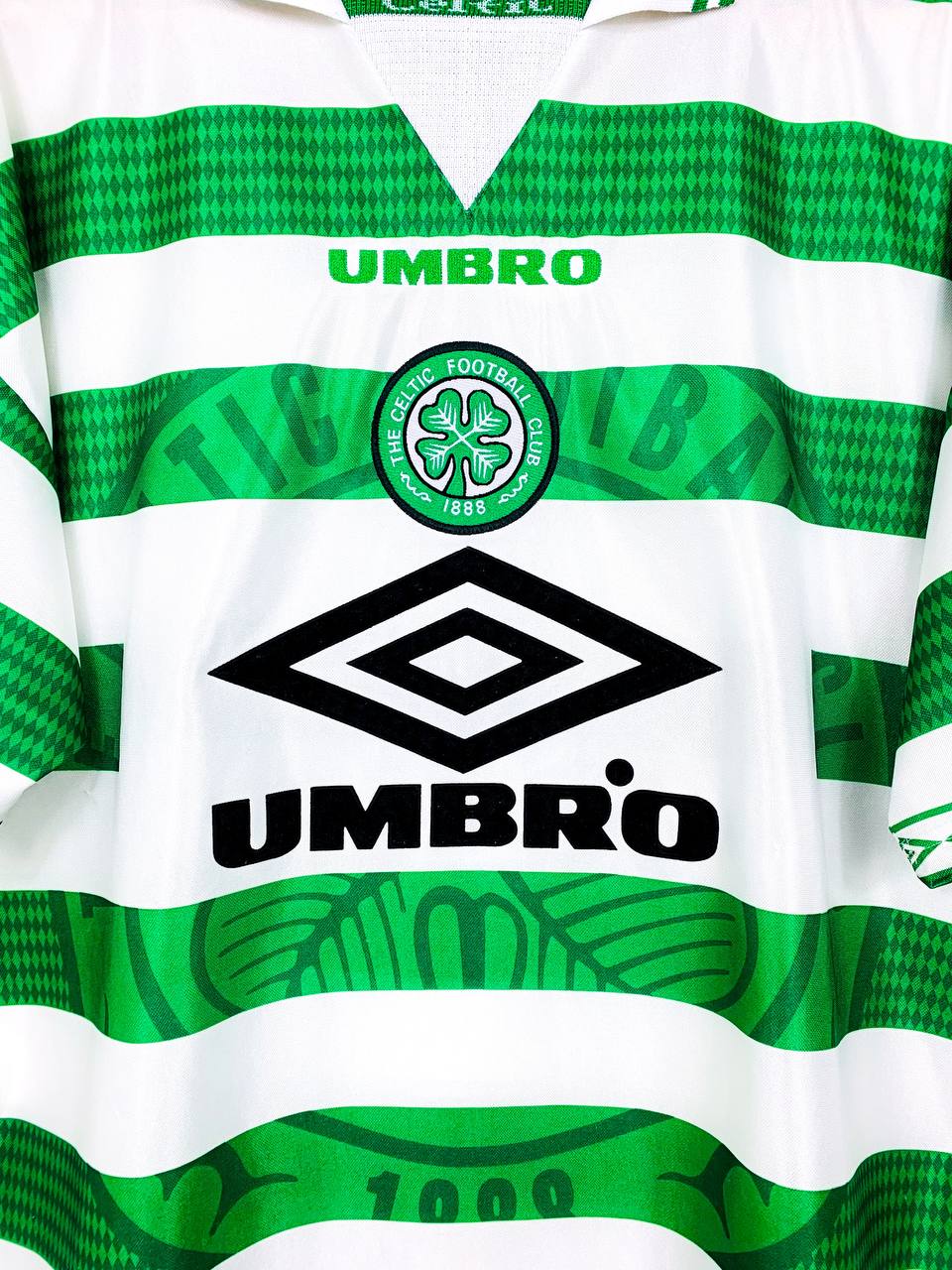CELTIC 1997/1999 HOME SHIRT #7 LARSSON