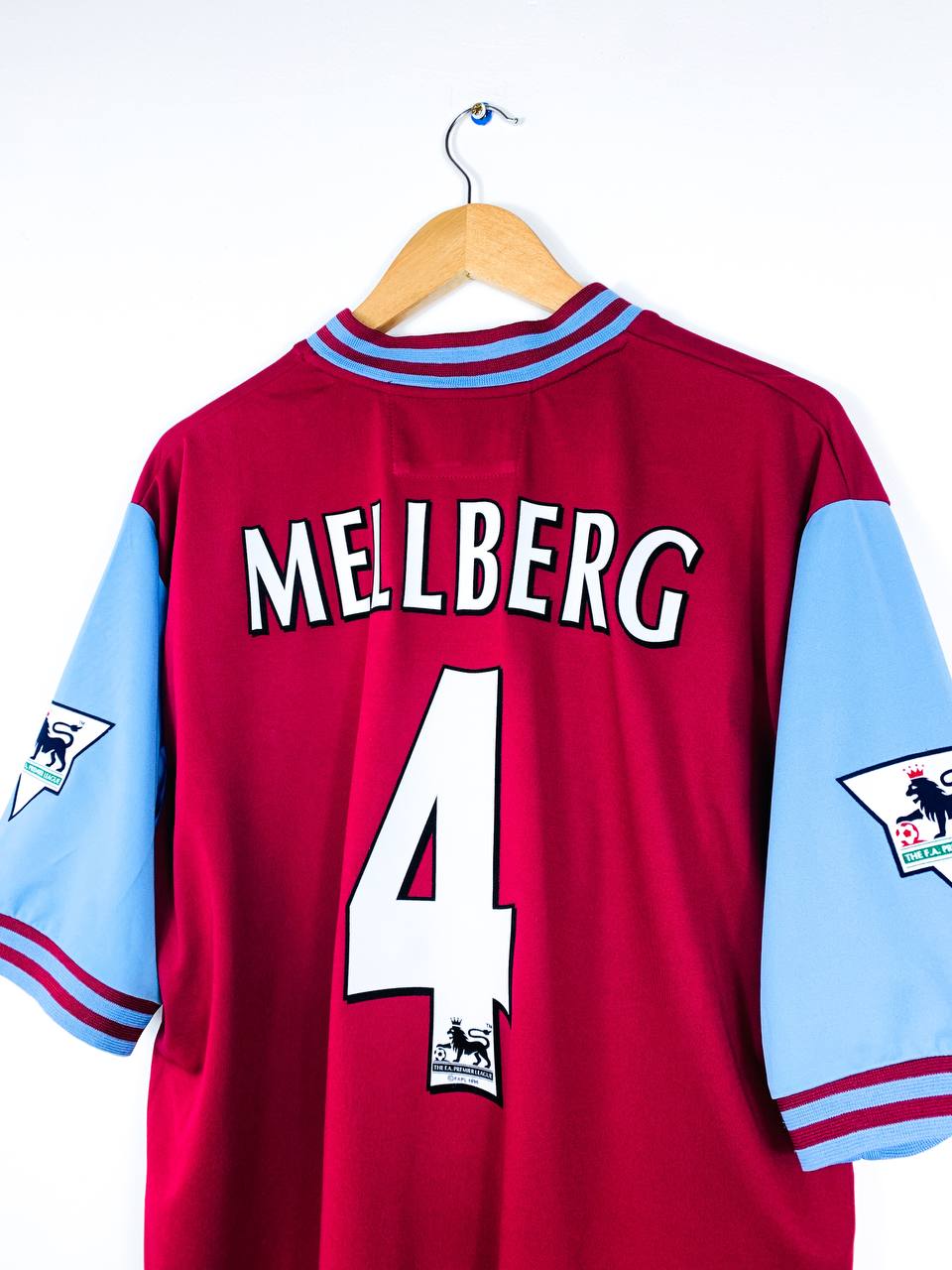 ASTON VILLA 2002/2003 HOME SHIRT #4 MELLBERG