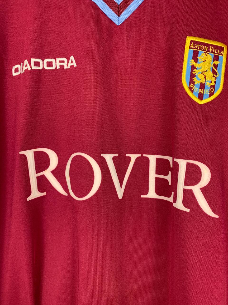 ASTON VILLA 2002/2003 HOME SHIRT #4 MELLBERG