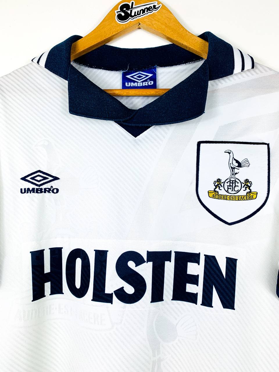 TOTTENHAM HOTSPUR 1994/1995 HOME SHIRT #18 KLINSMANN