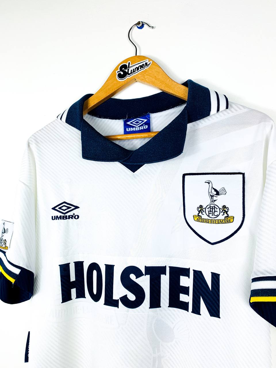 TOTTENHAM HOTSPUR 1994/1995 HOME SHIRT #18 KLINSMANN