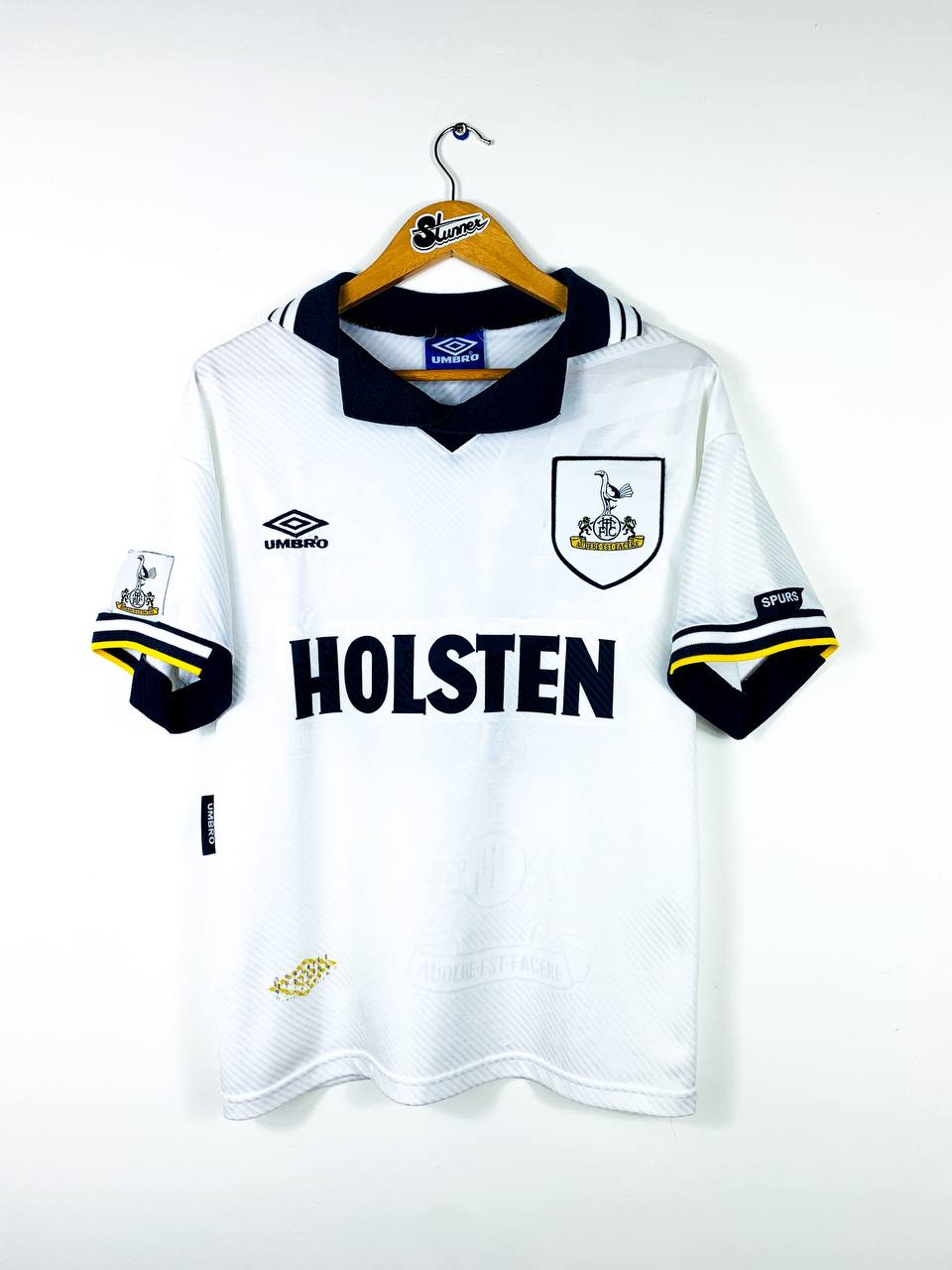 TOTTENHAM HOTSPUR 1994/1995 HOME SHIRT #18 KLINSMANN