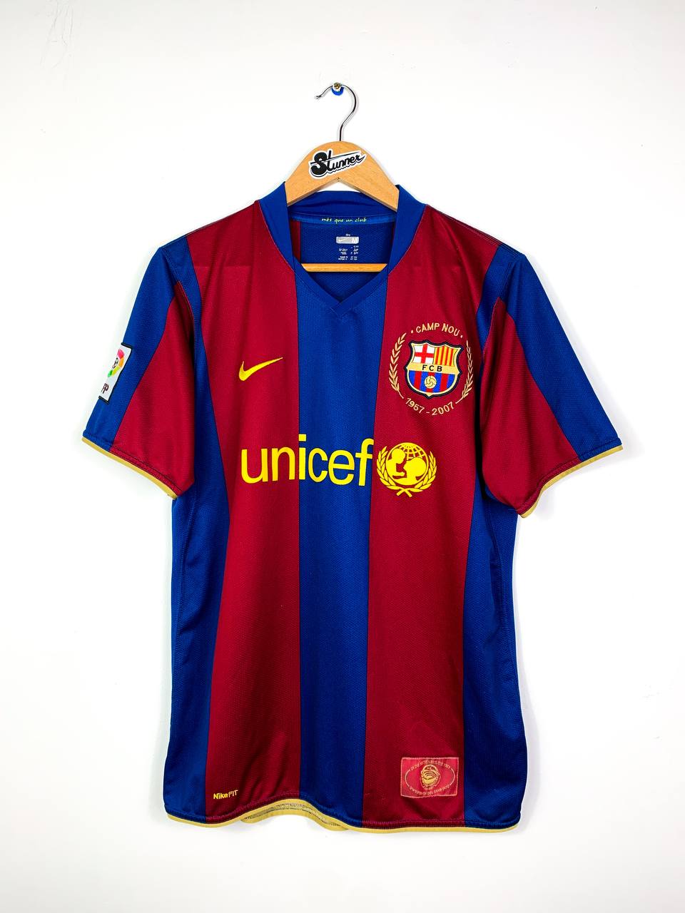 BARCELONA 2007/2008 HOME SHIRT #10 RONALDINHO