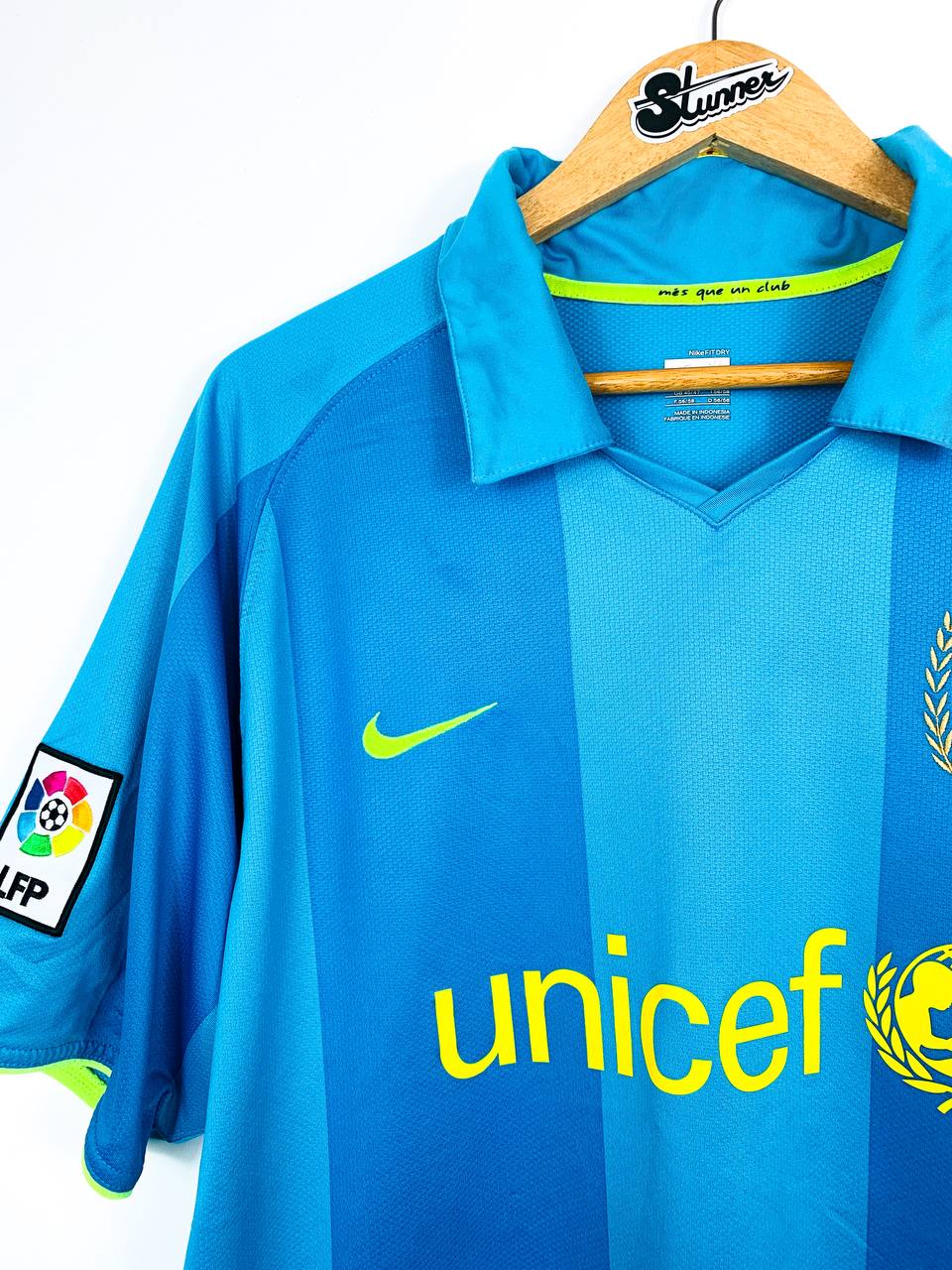 BARCELONA 2007/2008 AWAY SHIRT #10 RONALDINHO