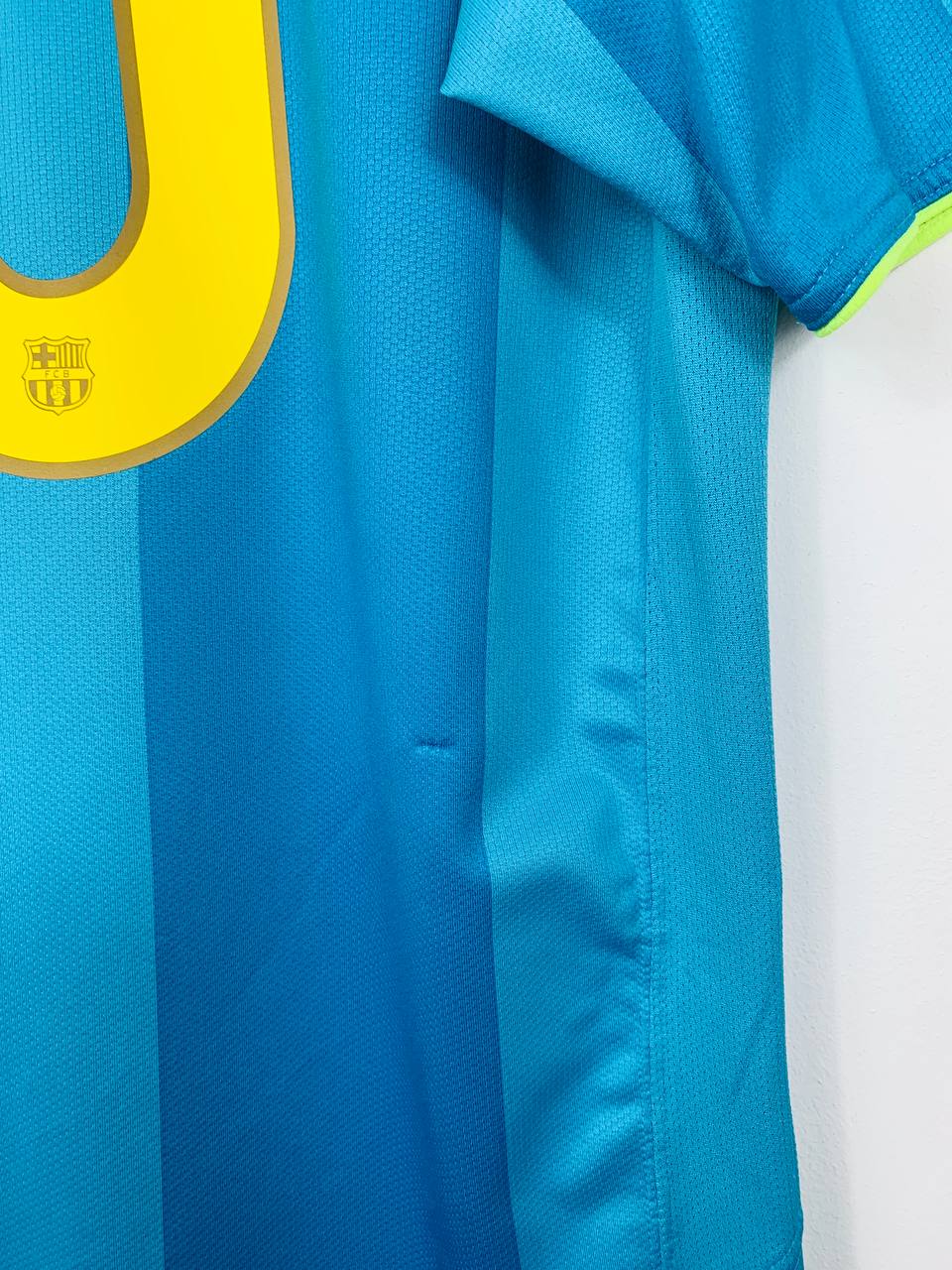 BARCELONA 2007/2008 AWAY SHIRT #10 RONALDINHO