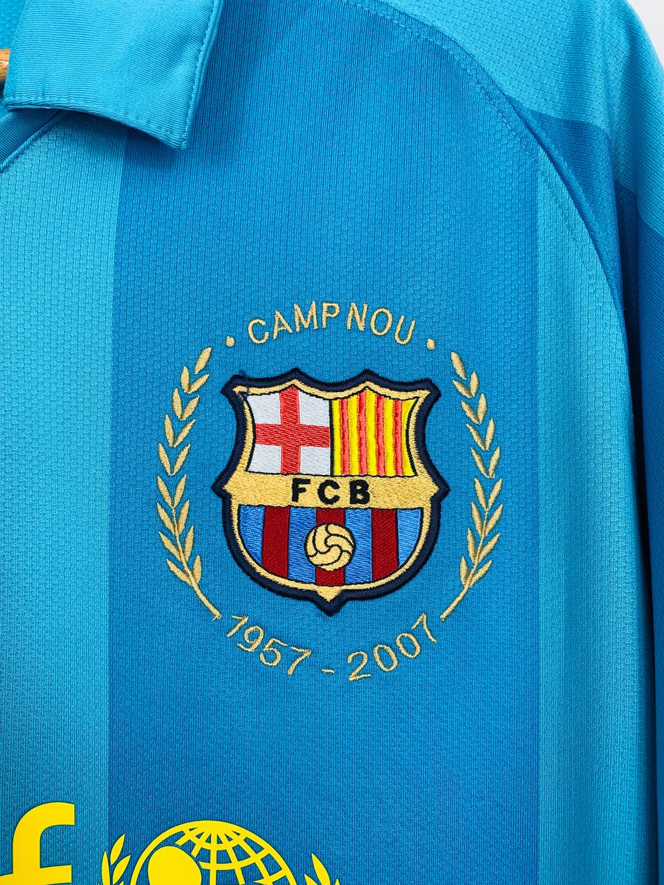 BARCELONA 2007/2008 AWAY SHIRT #10 RONALDINHO