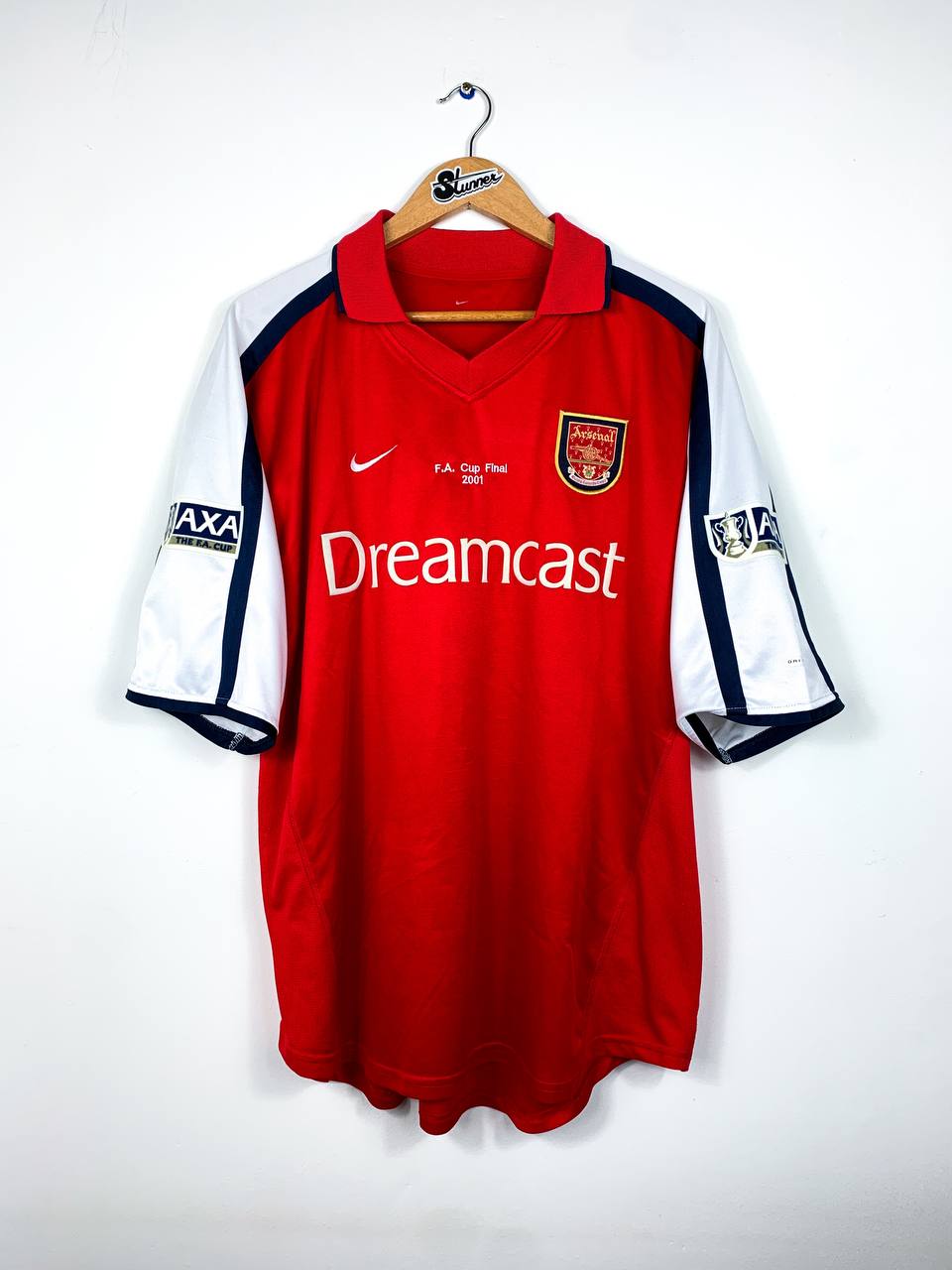 ARSENAL 2001 *FA CUP FINAL* HOME SHIRT #8 LJUNGBERG