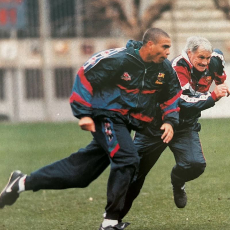 BARCELONA 1995/1997 TRAINING ZIP JACKET [L]