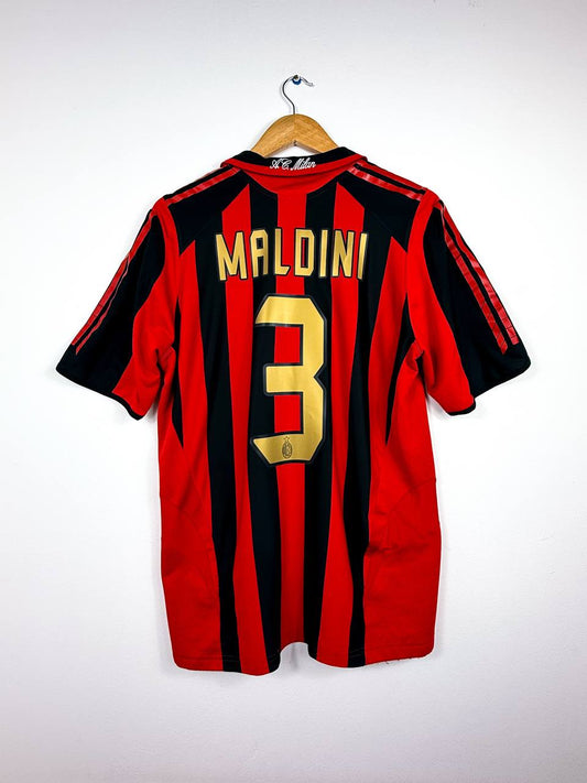 AC MILAN 2005/2006 HOME SHIRT #3 MALDINI