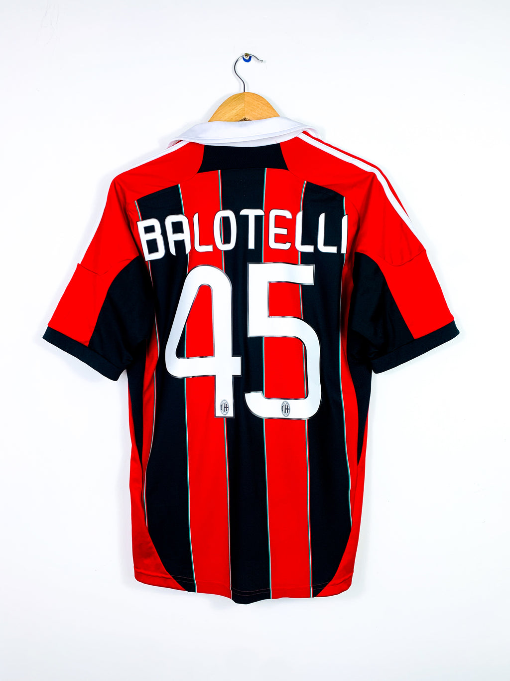 AC MILAN 2012/2013 HOME SHIRT #45 BALOTELLI