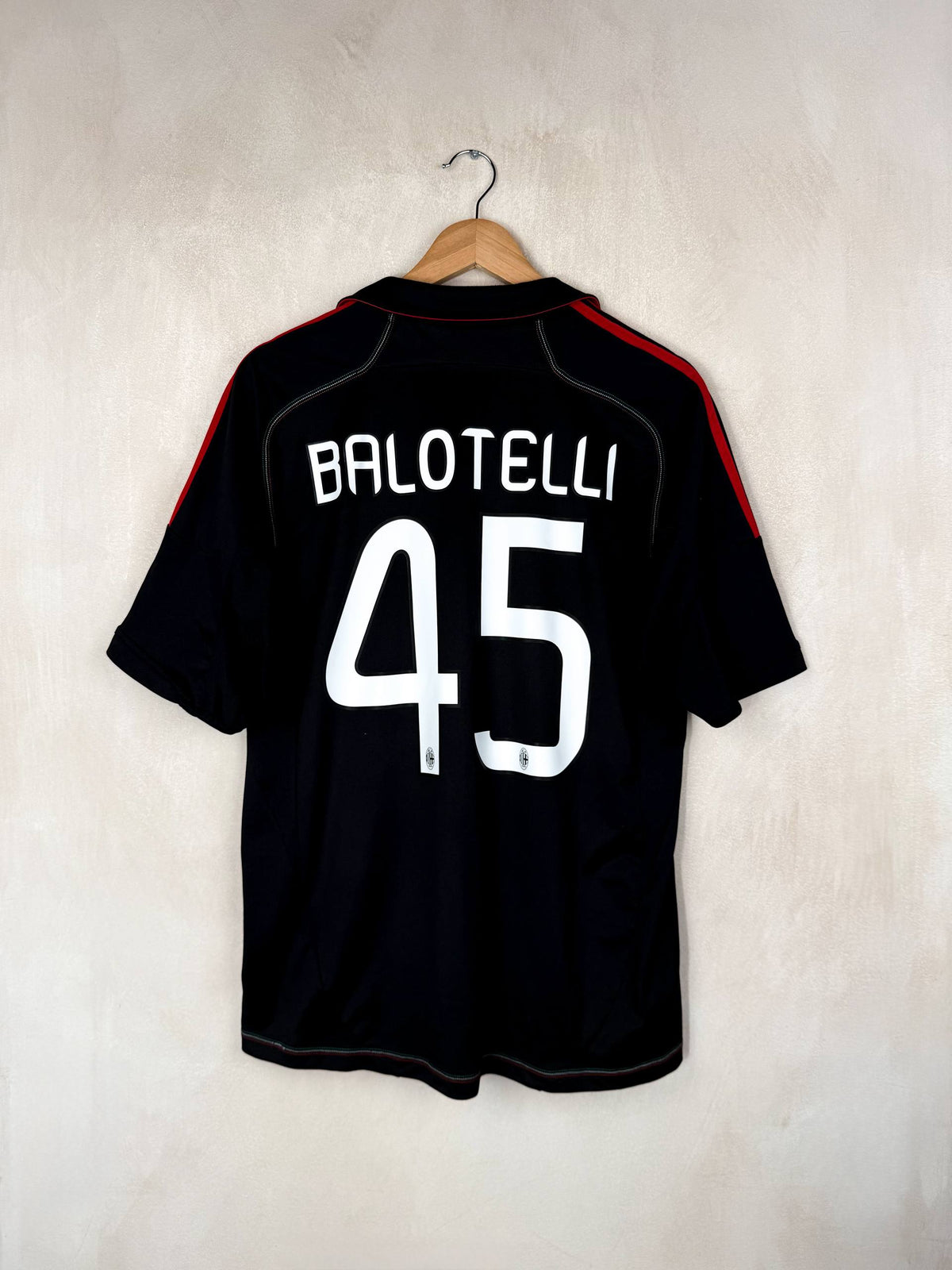 AC MILAN 2012/2013 HOME SHIRT #45 BALOTELLI [L]