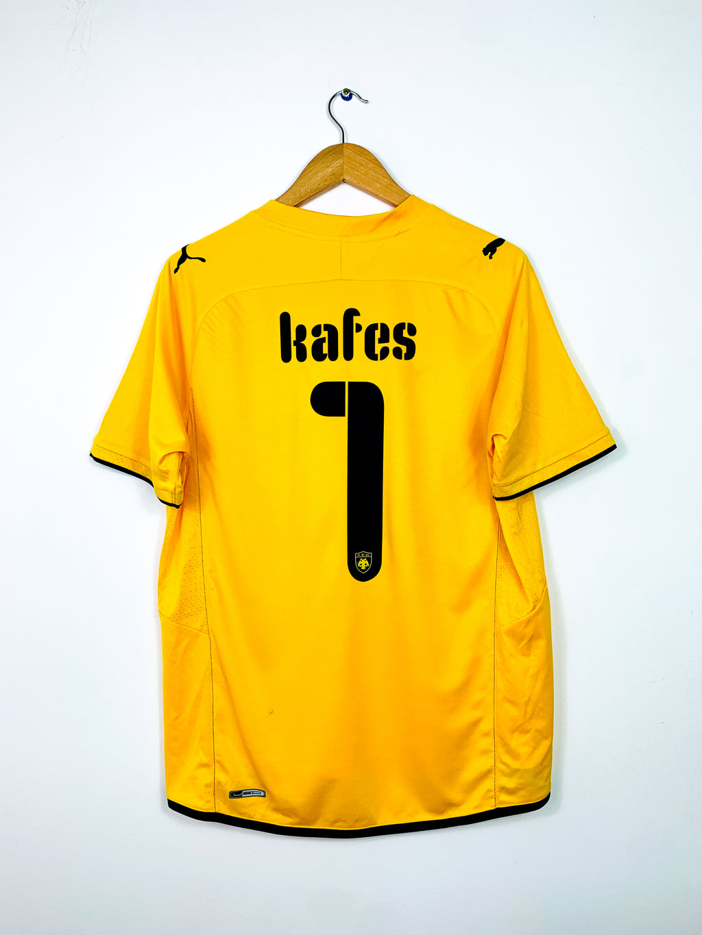 AEK 2009/2010 HOME SHIRT #1 KAFES