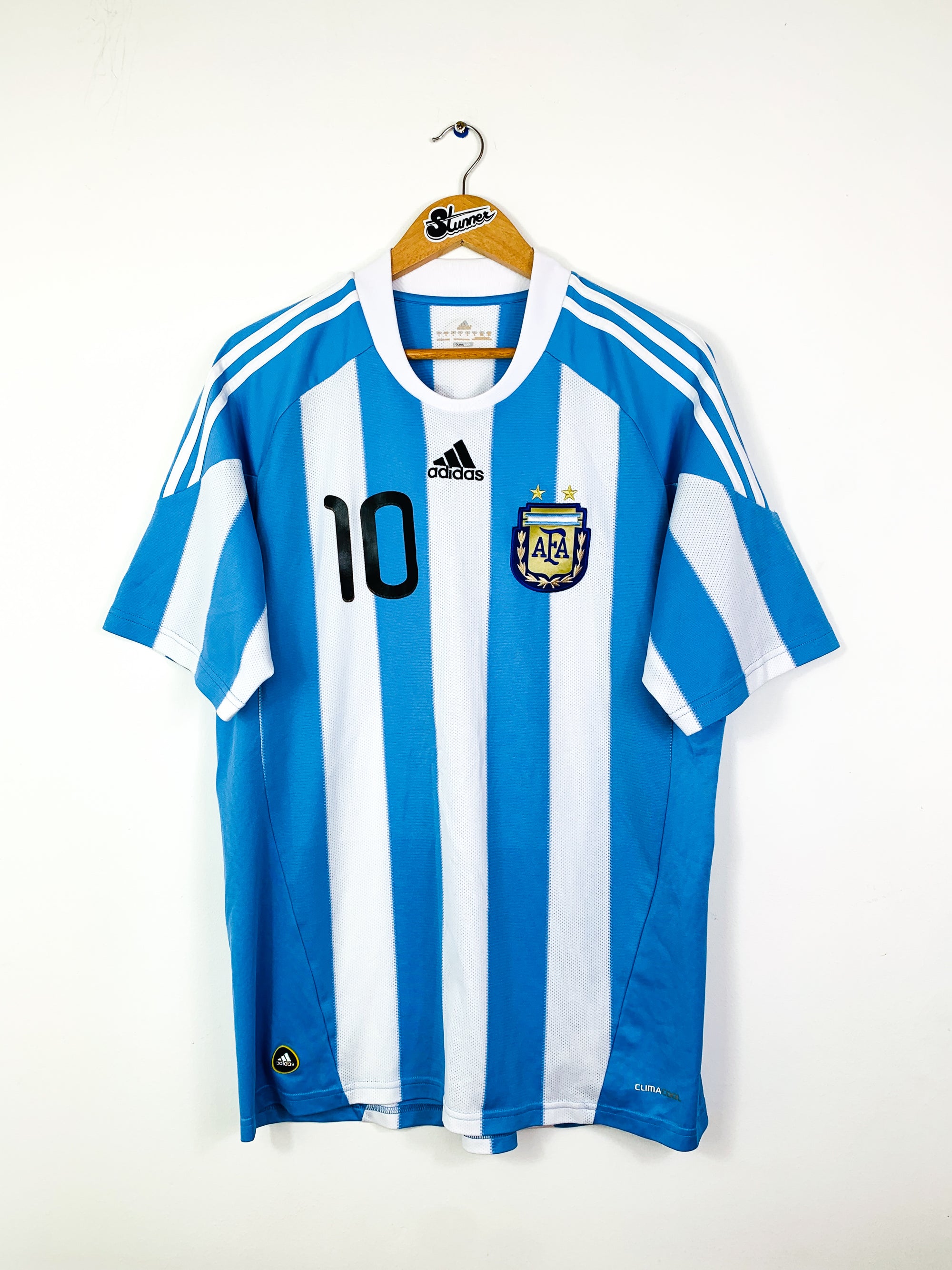 ARGENTINA 2010/2011 HOME SHIRT #10 MESSI
