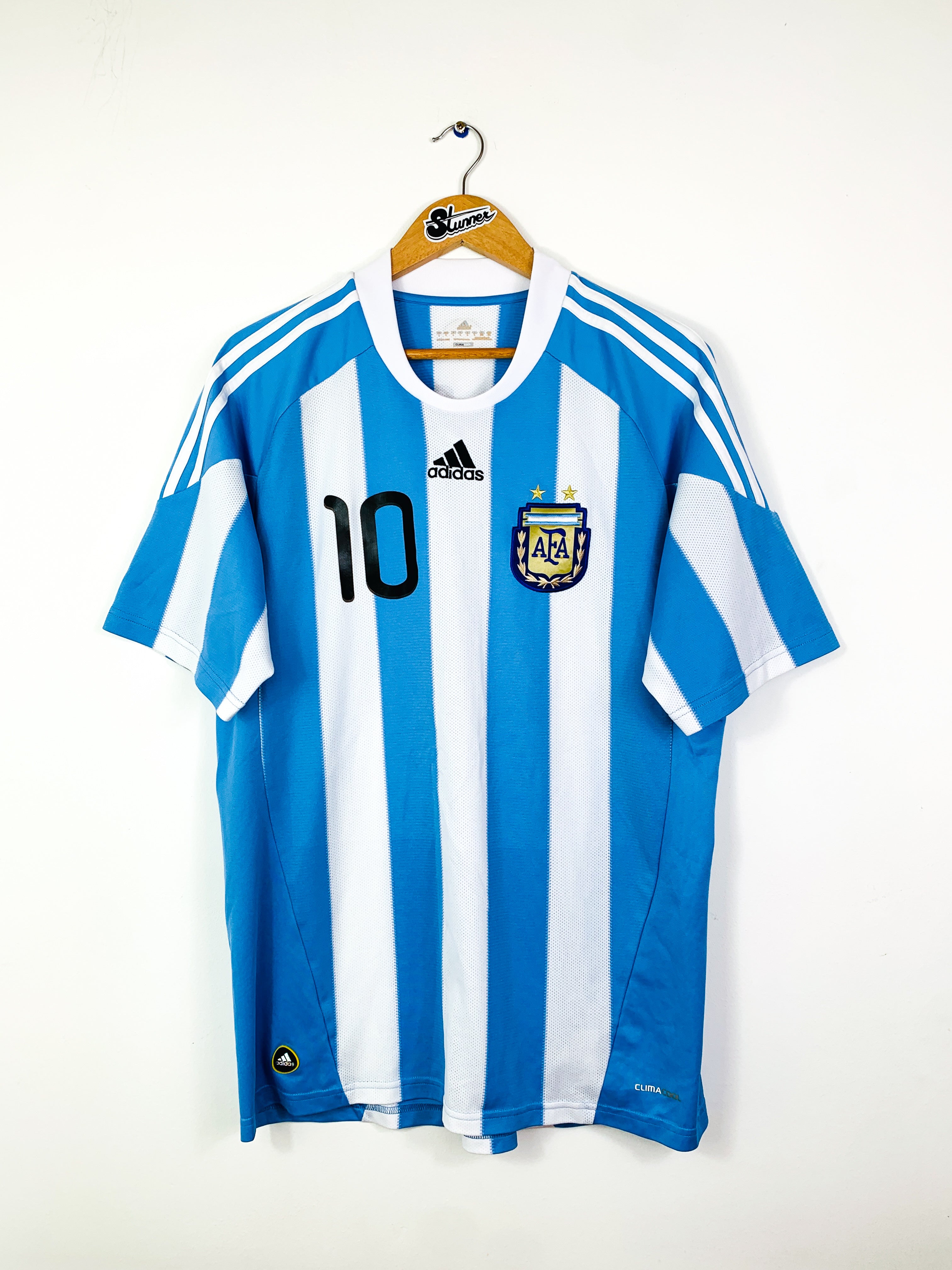 ARGENTINA 2010/2011 HOME SHIRT #10 MESSI